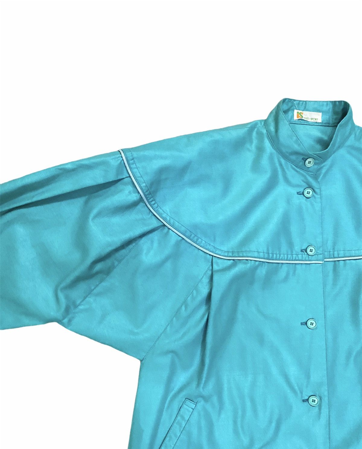 Issey Miyake × Vintage Vtg❇️Avant-Garde Issey Sport Mandarin Collar Button down Size US L / EU 52-54 / 3 - 17 Thumbnail