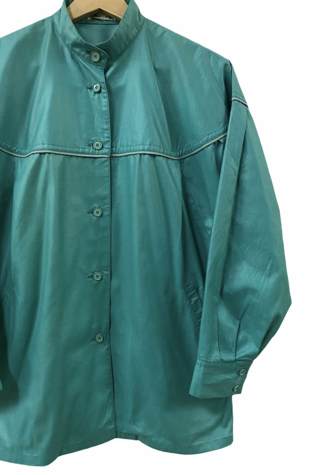 Issey Miyake × Vintage Vtg❇️Avant-Garde Issey Sport Mandarin Collar Button down Size US L / EU 52-54 / 3 - 5 Thumbnail