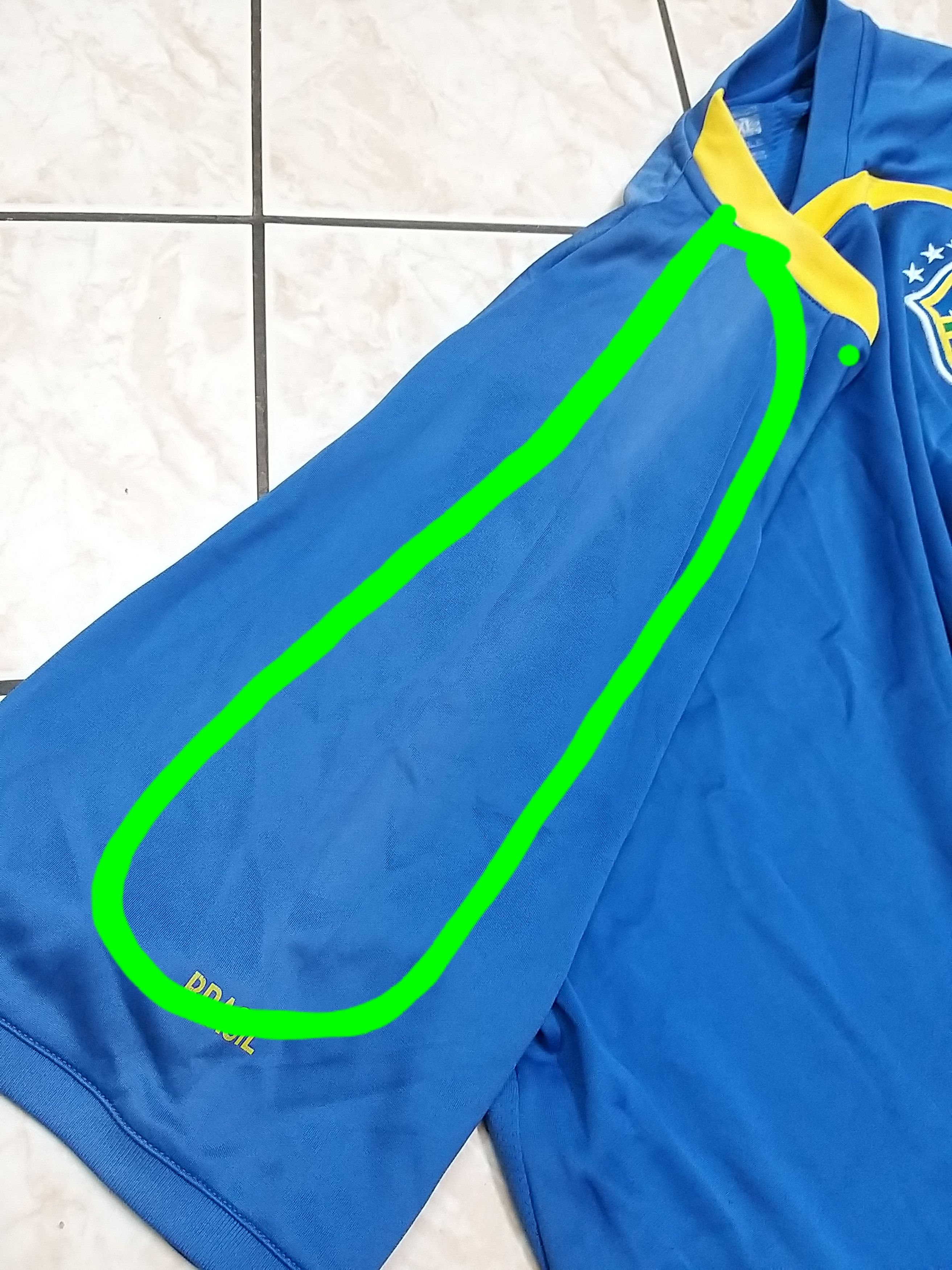 Nike FADED🔥NIKE BRAZIL AWAY JERSEY. Size US XL / EU 56 / 4 - 10 Thumbnail