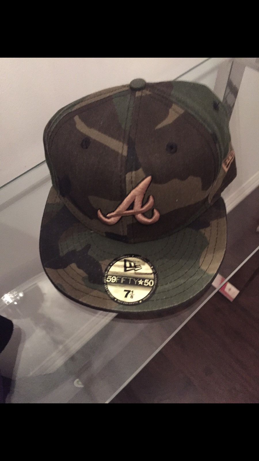New Era Atlanta Braves New Era 59FIFTY Fitted Camo Cap 7 1/8