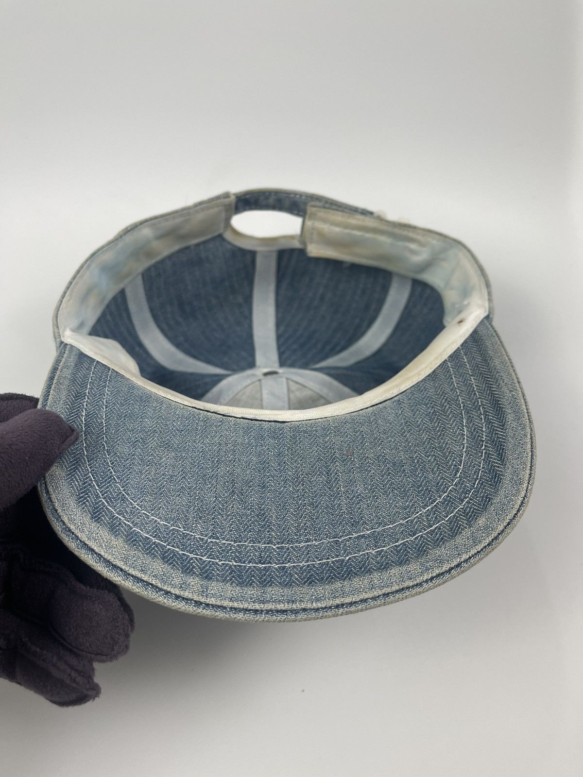 Vintage Absorba Denim Patches Cap Hat Size ONE SIZE - 7 Thumbnail