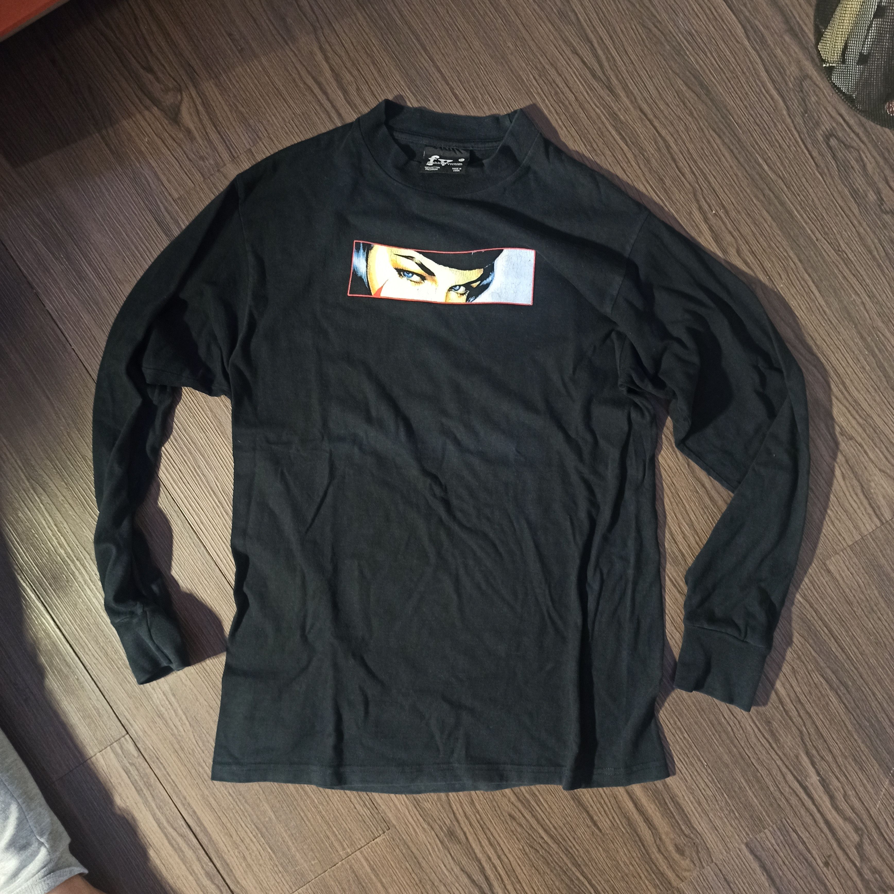 bettie page fashion victim long sleeve t shirt