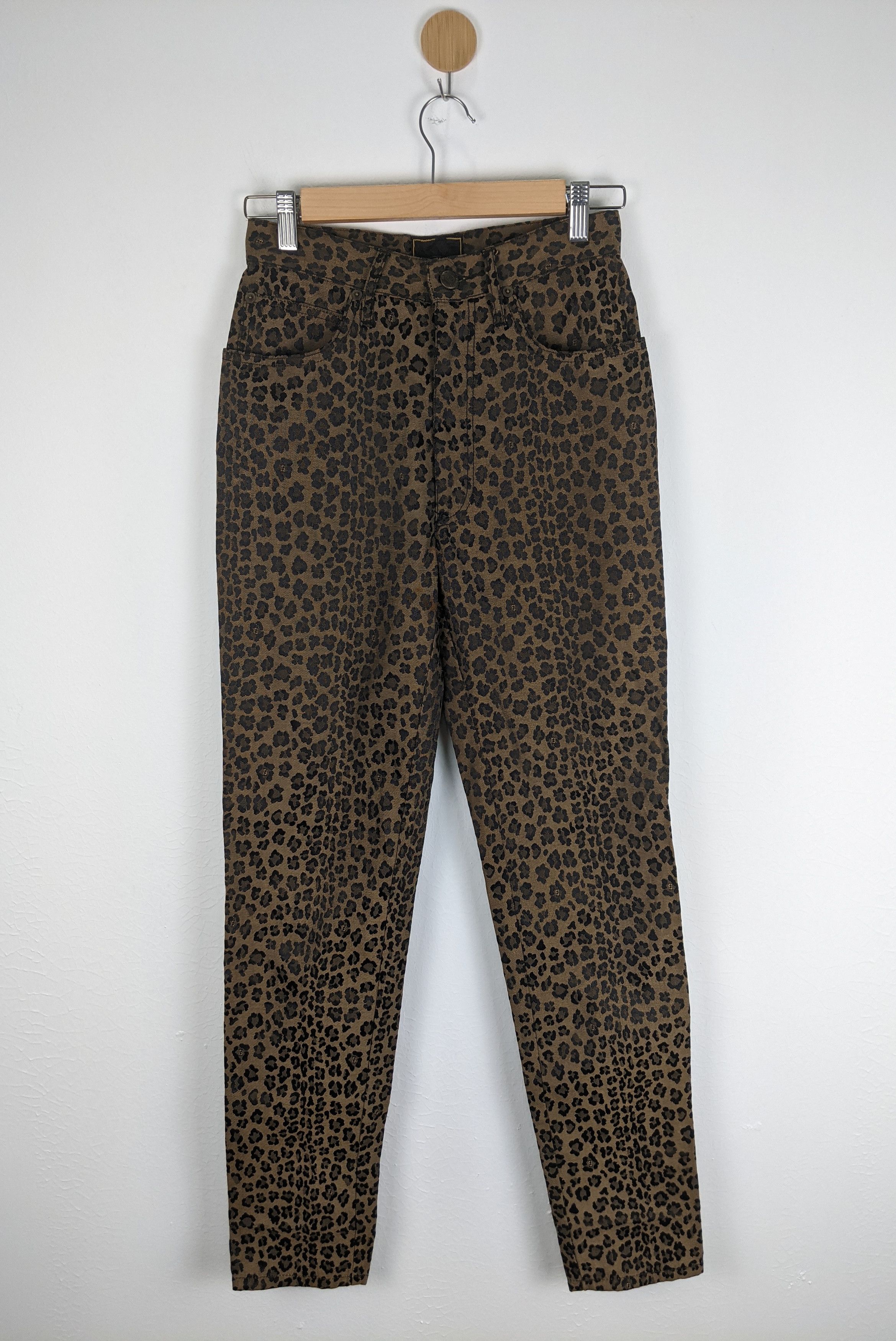Fendi Vintage Fendi Leopard Pant Made in Italy Size US 26 / EU 42 - 1 Thumbnail