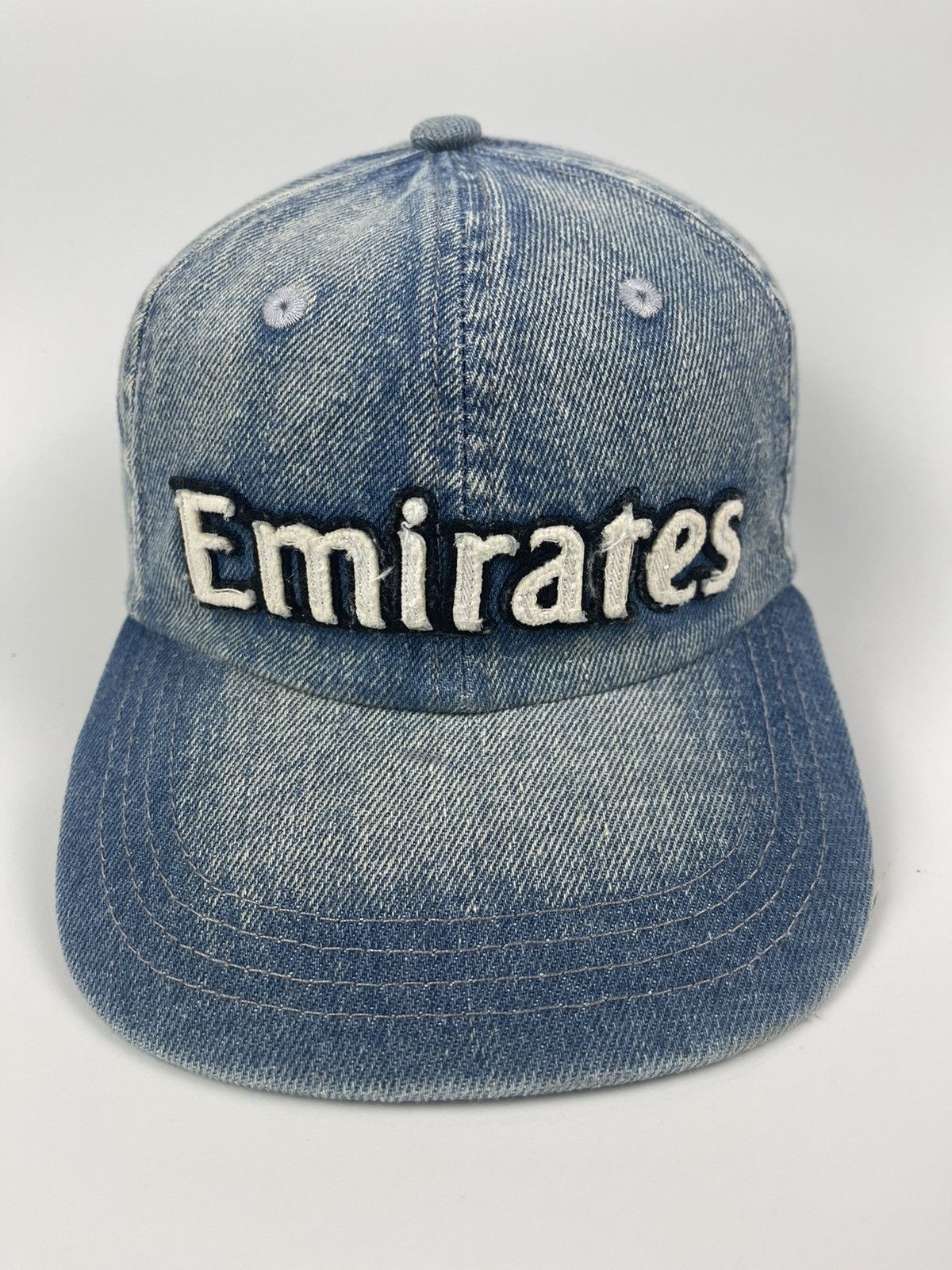 Vintage Emirates Streetwear Denim Hat/Cap Size ONE SIZE - 5 Thumbnail