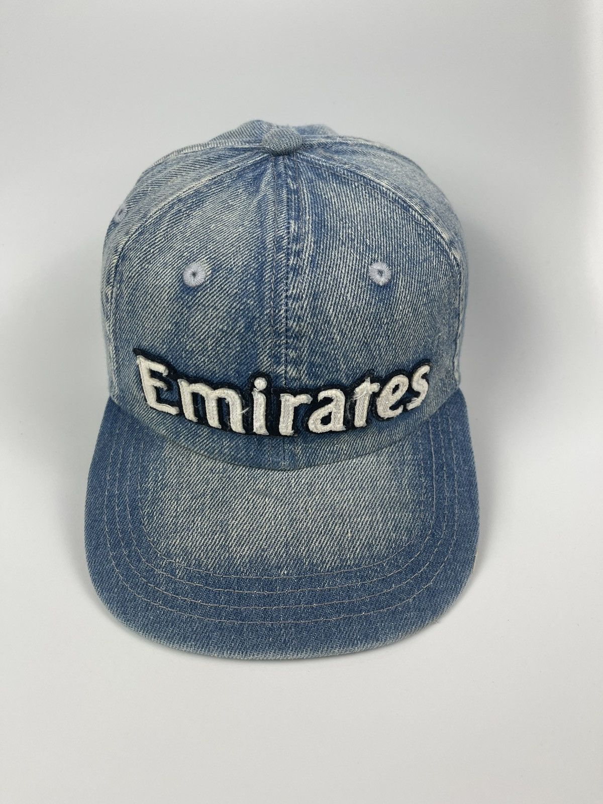 Vintage Emirates Streetwear Denim Hat/Cap Size ONE SIZE - 1 Thumbnail