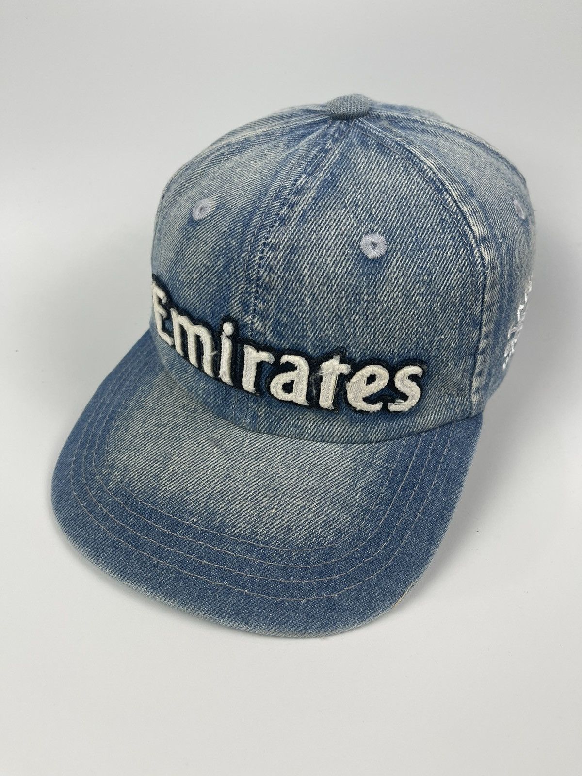 Vintage Emirates Streetwear Denim Hat/Cap Size ONE SIZE - 2 Thumbnail