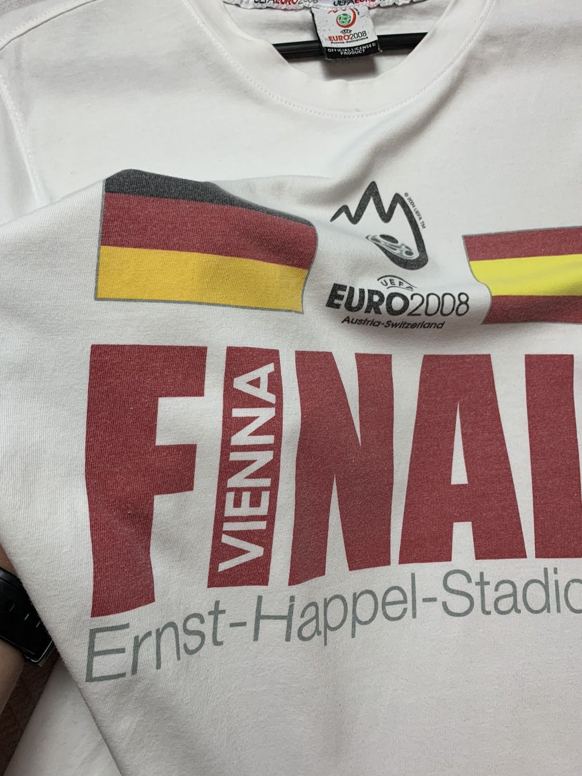 UEFA Tee UEFA final EURO 2008 Spain Champion Size US M / EU 48-50 / 2 - 3 Thumbnail
