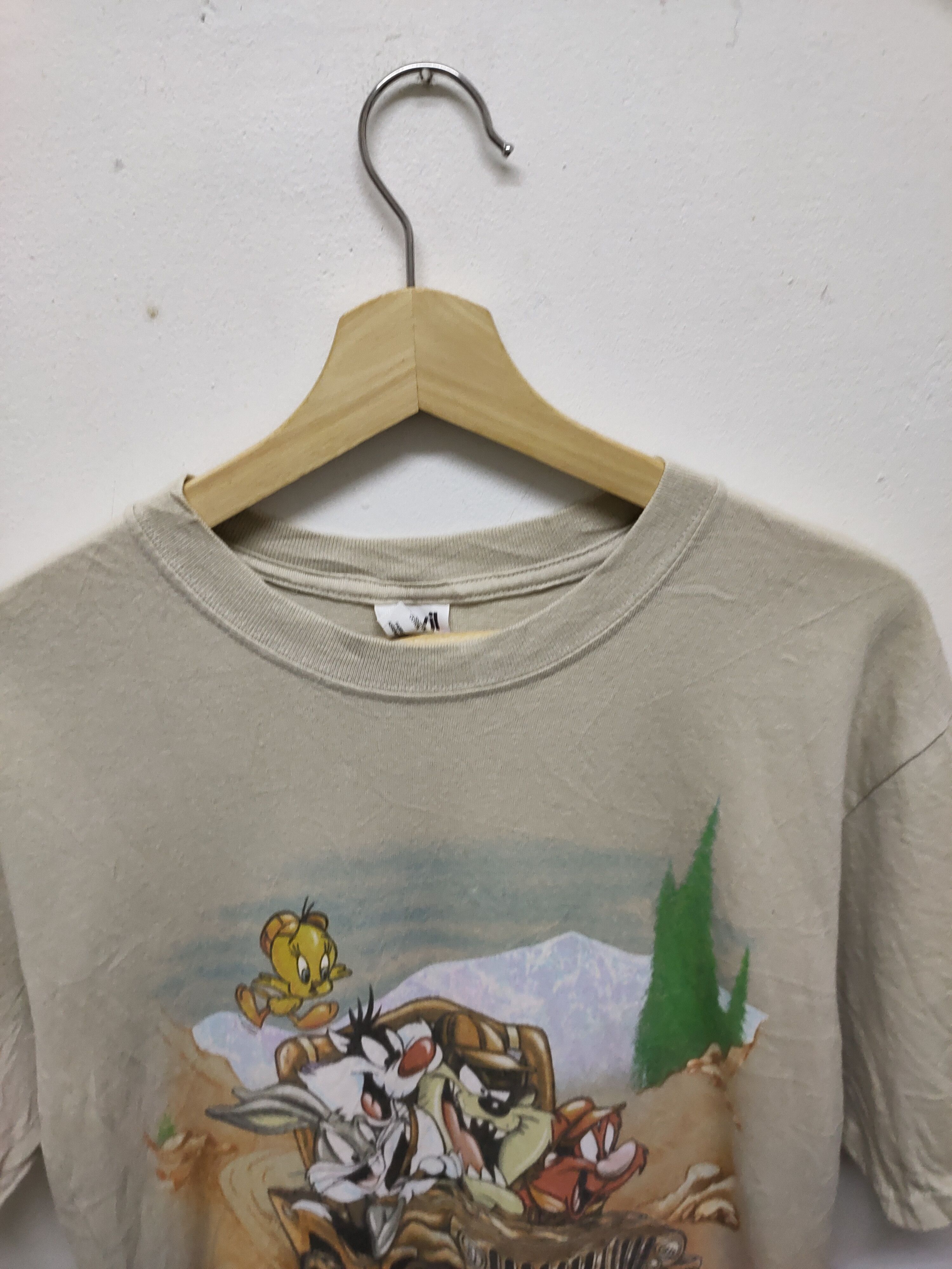 Anvil cartoon Tasmania Tee shirt fullprint logo vintage. Size US M / EU 48-50 / 2 - 8 Thumbnail
