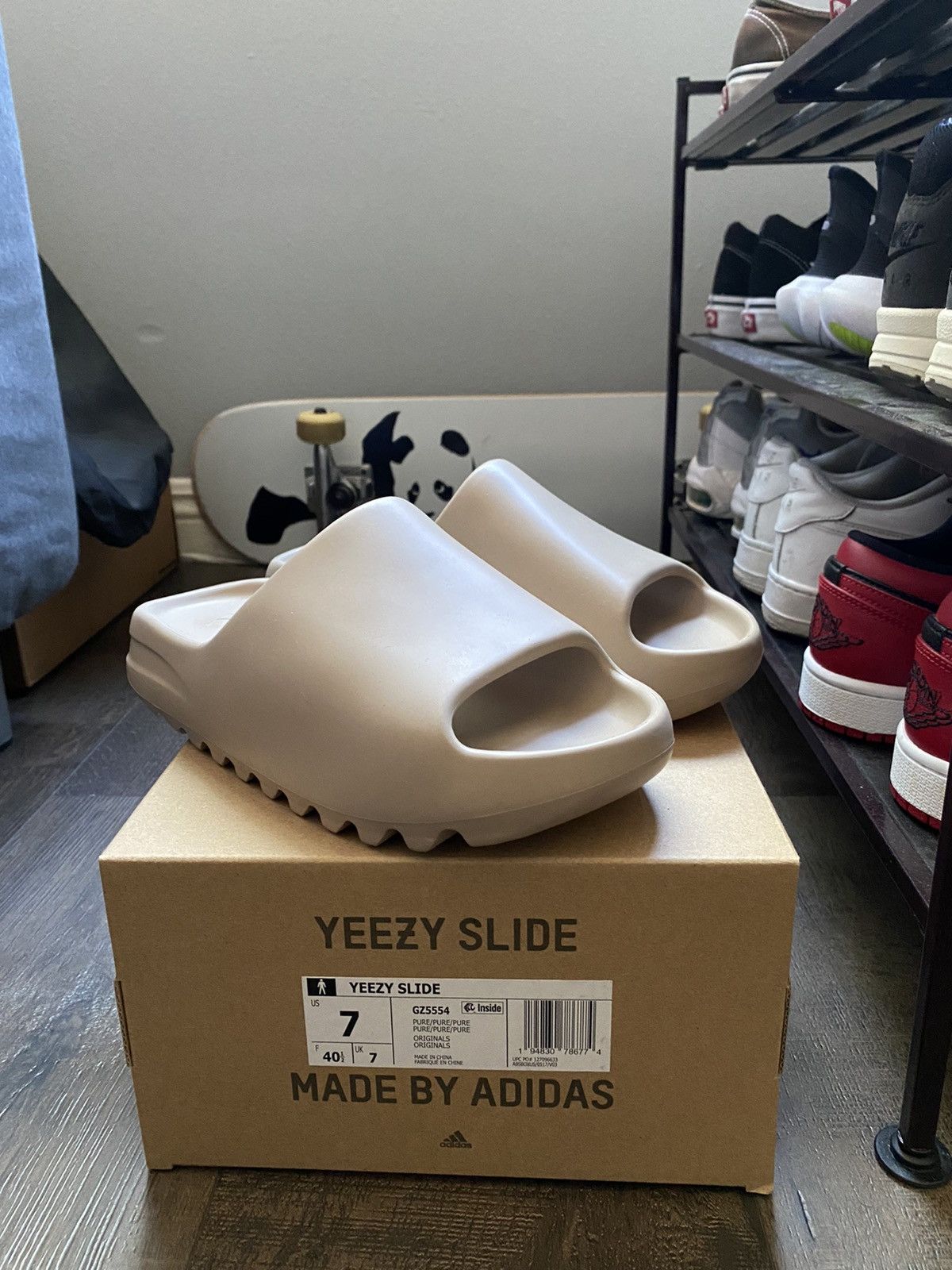 Adidas × Kanye West Adidas Yeezy Slide Pure | Grailed