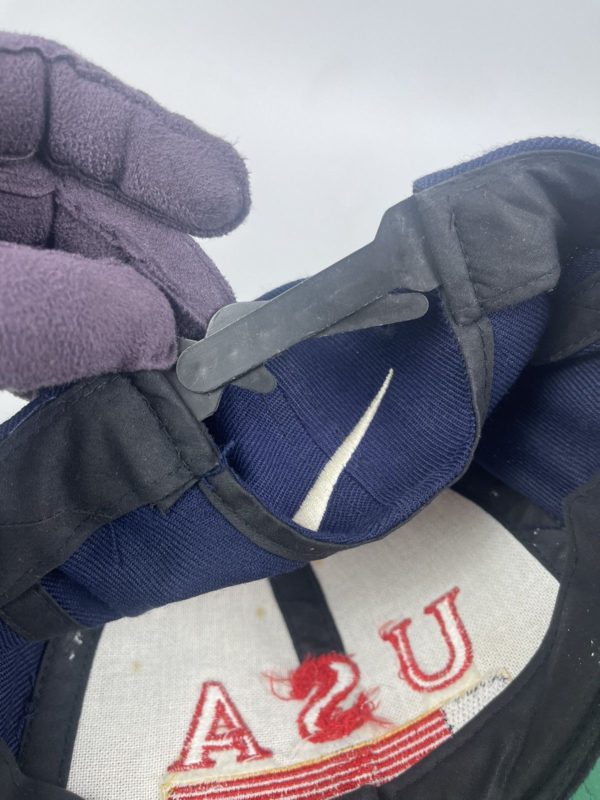Nike Vintage NIKE USA 80s-90s NIKE logo at snap back Size ONE SIZE - 13 Thumbnail