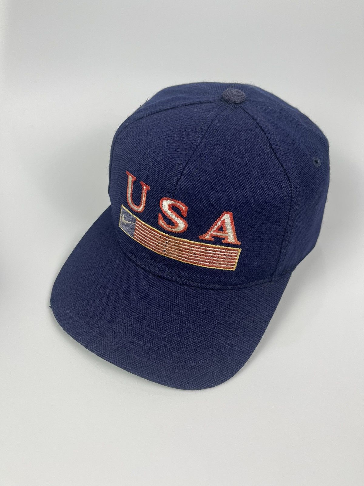 Nike Vintage NIKE USA 80s-90s NIKE logo at snap back Size ONE SIZE - 1 Thumbnail