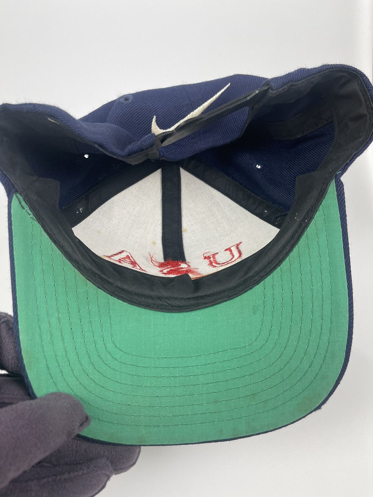 Nike Vintage NIKE USA 80s-90s NIKE logo at snap back Size ONE SIZE - 10 Thumbnail