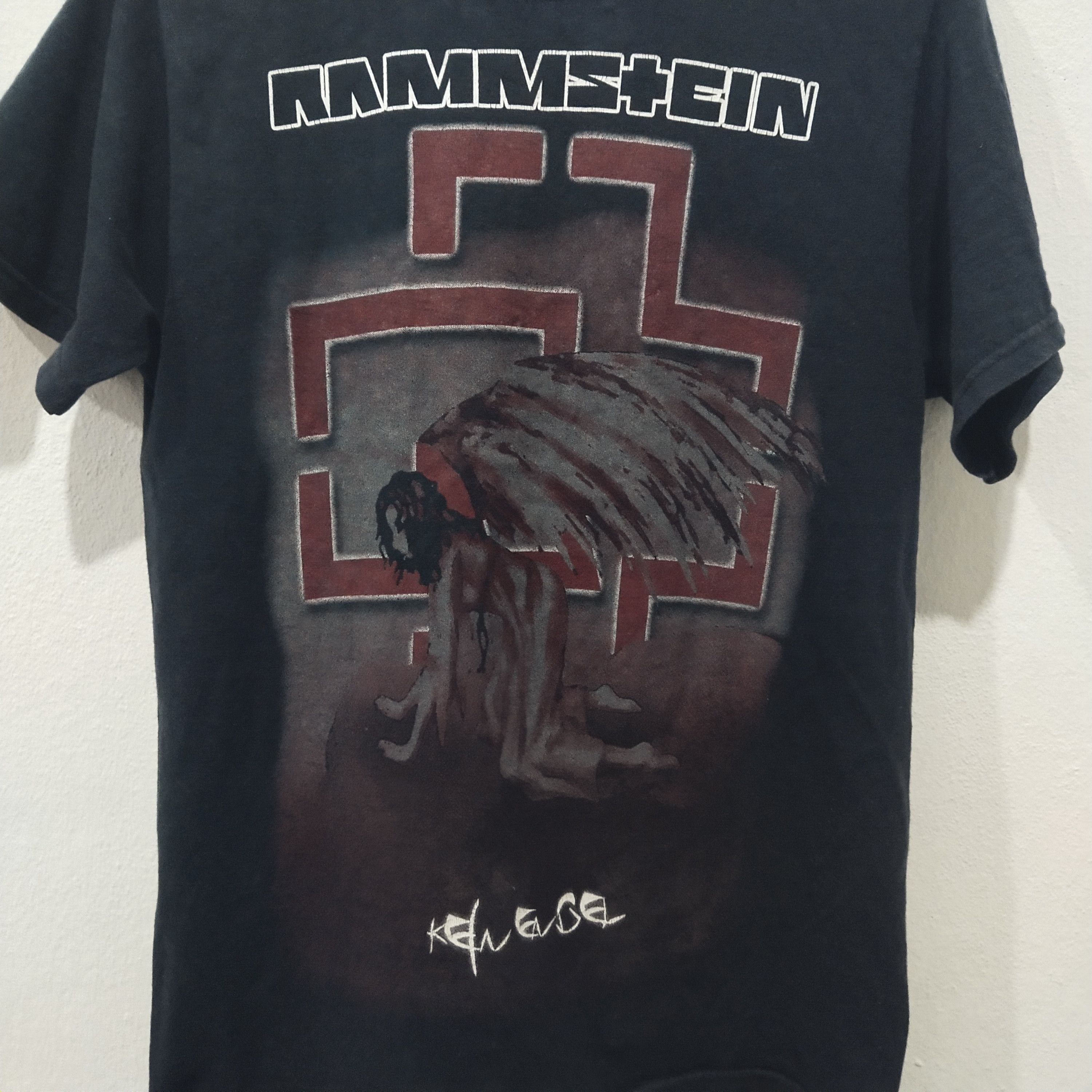 Band Tees × Vintage Vintage Y2K Rammstein "Kein Engel" Album Cover Rare Size US S / EU 44-46 / 1 - 4 Thumbnail