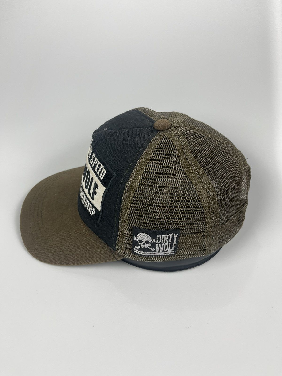 Japanese Brand The Maximum Speed Dirty Wolf Trucker Hat Size ONE SIZE - 5 Thumbnail