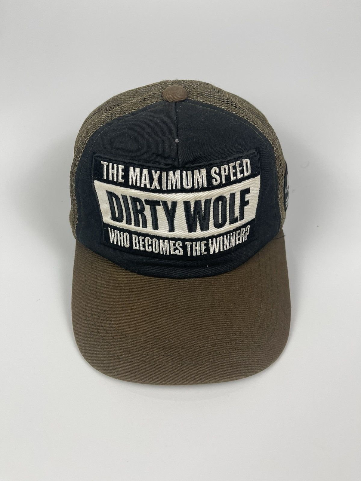 Japanese Brand The Maximum Speed Dirty Wolf Trucker Hat Size ONE SIZE - 1 Thumbnail
