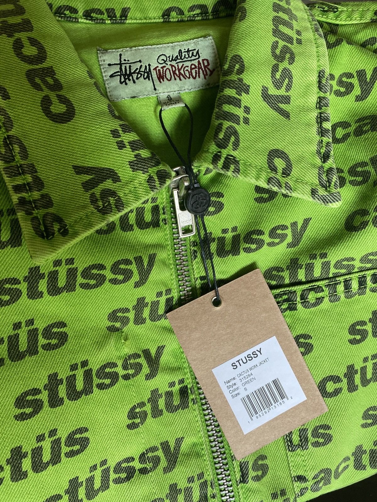Stussy x CPFM Zip Work Jacket Green - Gジャン/デニムジャケット