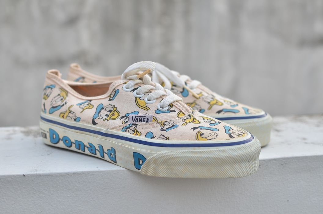 Vintage VINTAGE VANS AUTHENTIC x Disney DONALD DUCK Made in USA