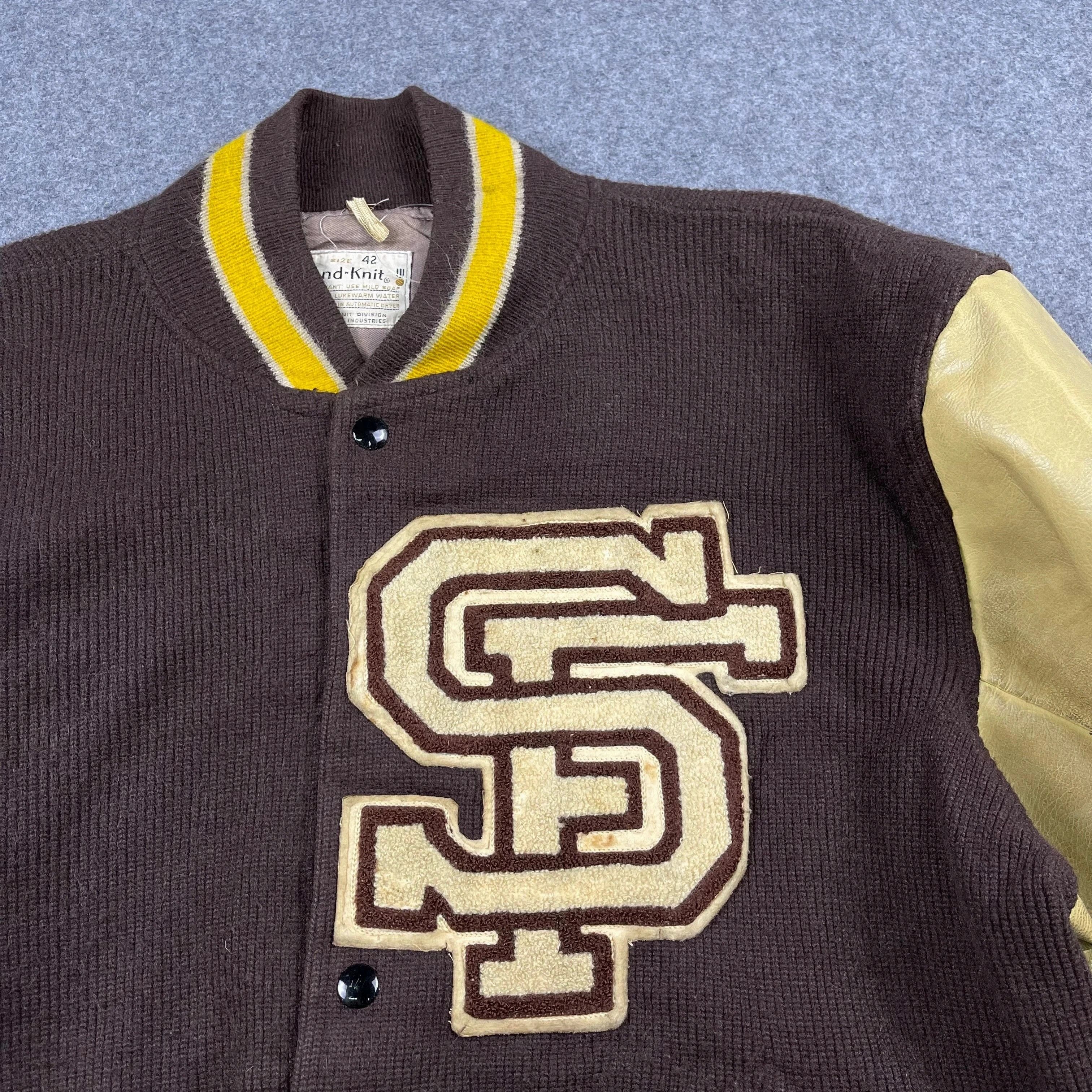 Vintage Vintage Varsity Jacket Size US L / EU 52-54 / 3 - 3 Thumbnail