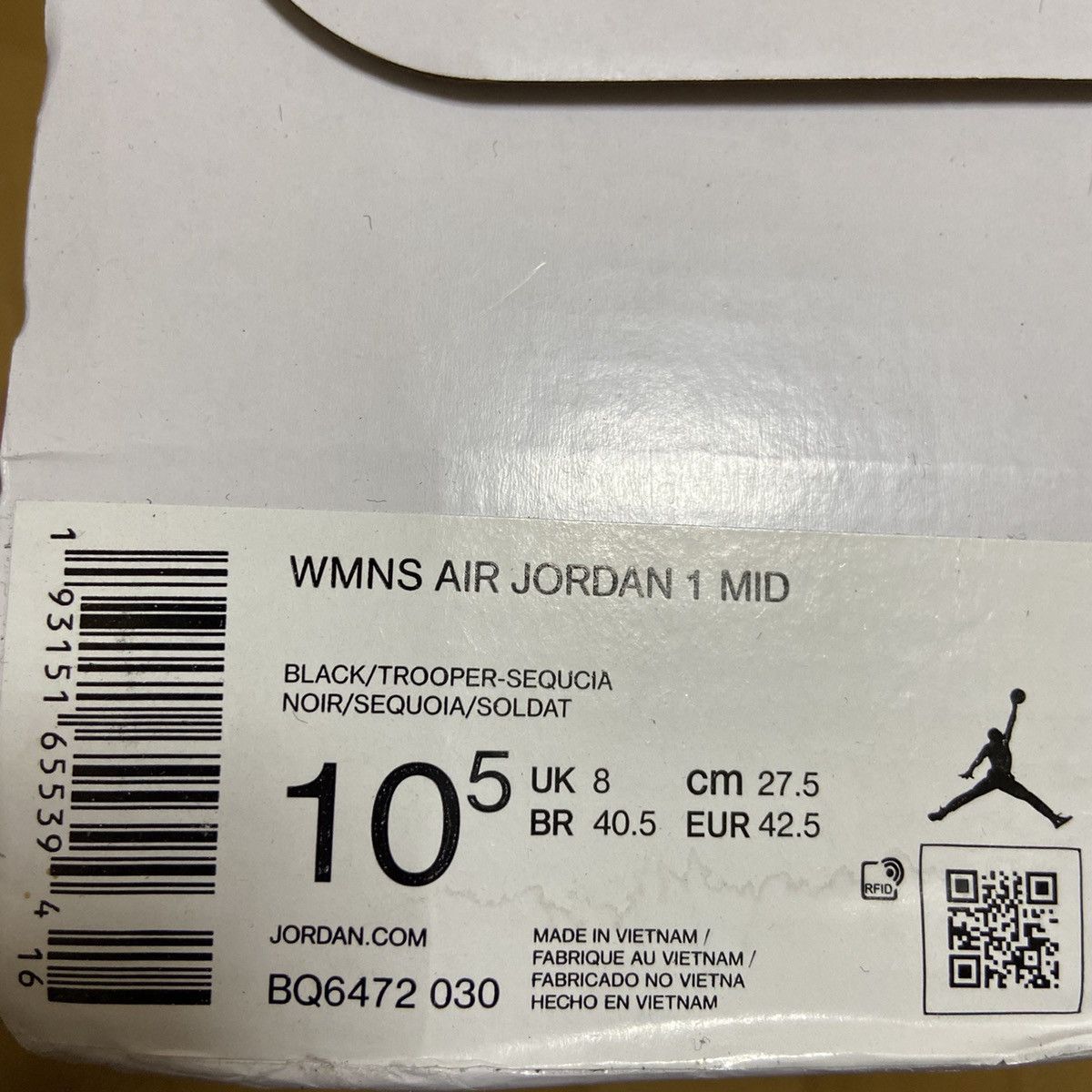 Nike NIKE vandy the pink air jordan 1 money green custom Size US 9.5 / EU 42-43 - 4 Thumbnail