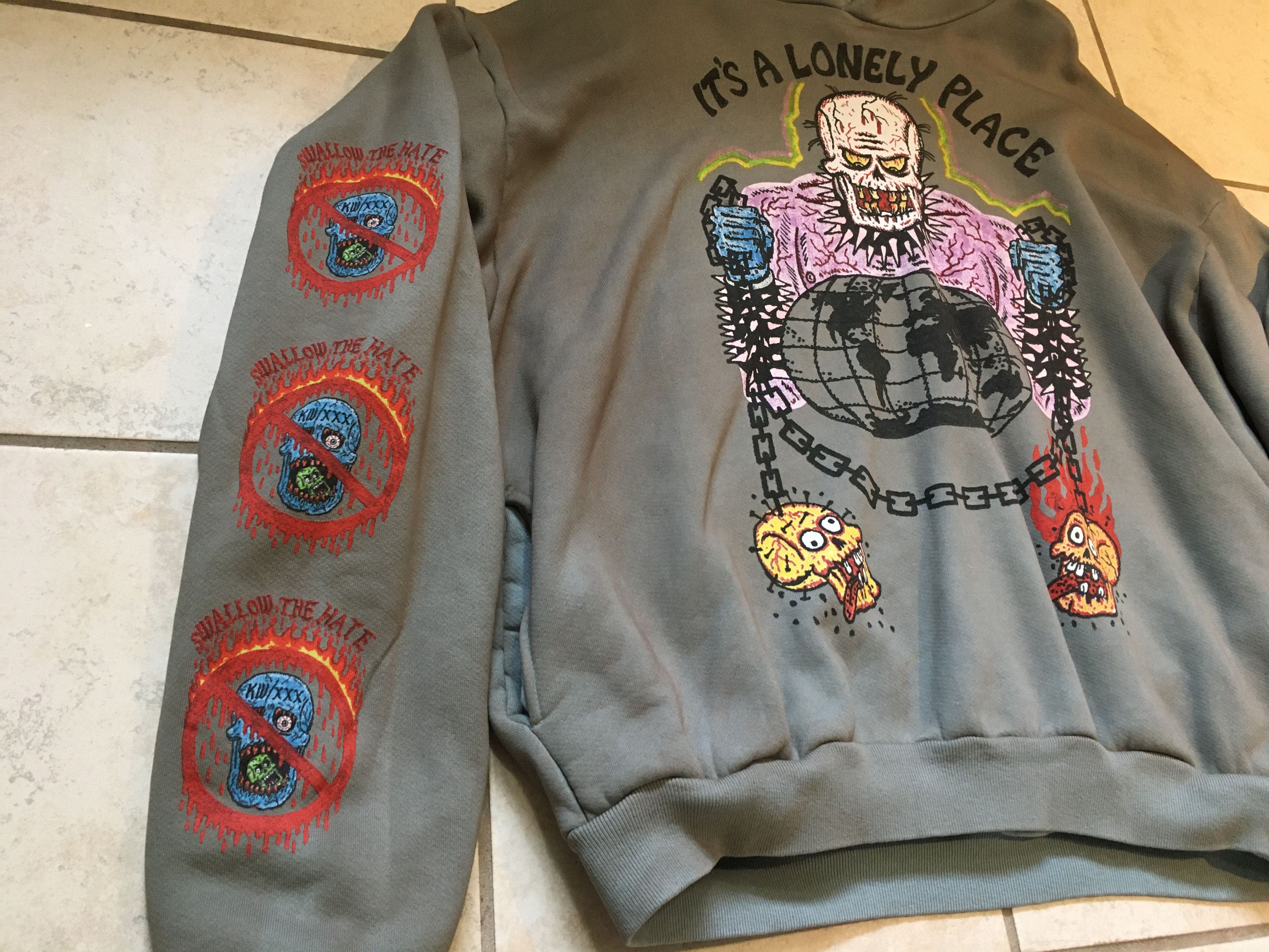 Yeezy Season Yeezy Season 6 x XXXTentacion It s A Lonely Place Hoodie Grailed