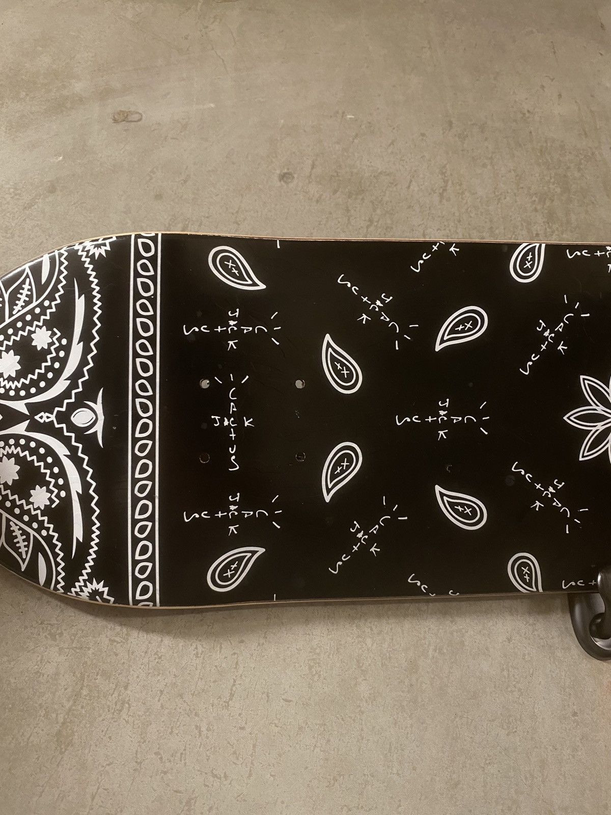 Travis Scott Cactus Jack Paisley Skate Deck | Grailed