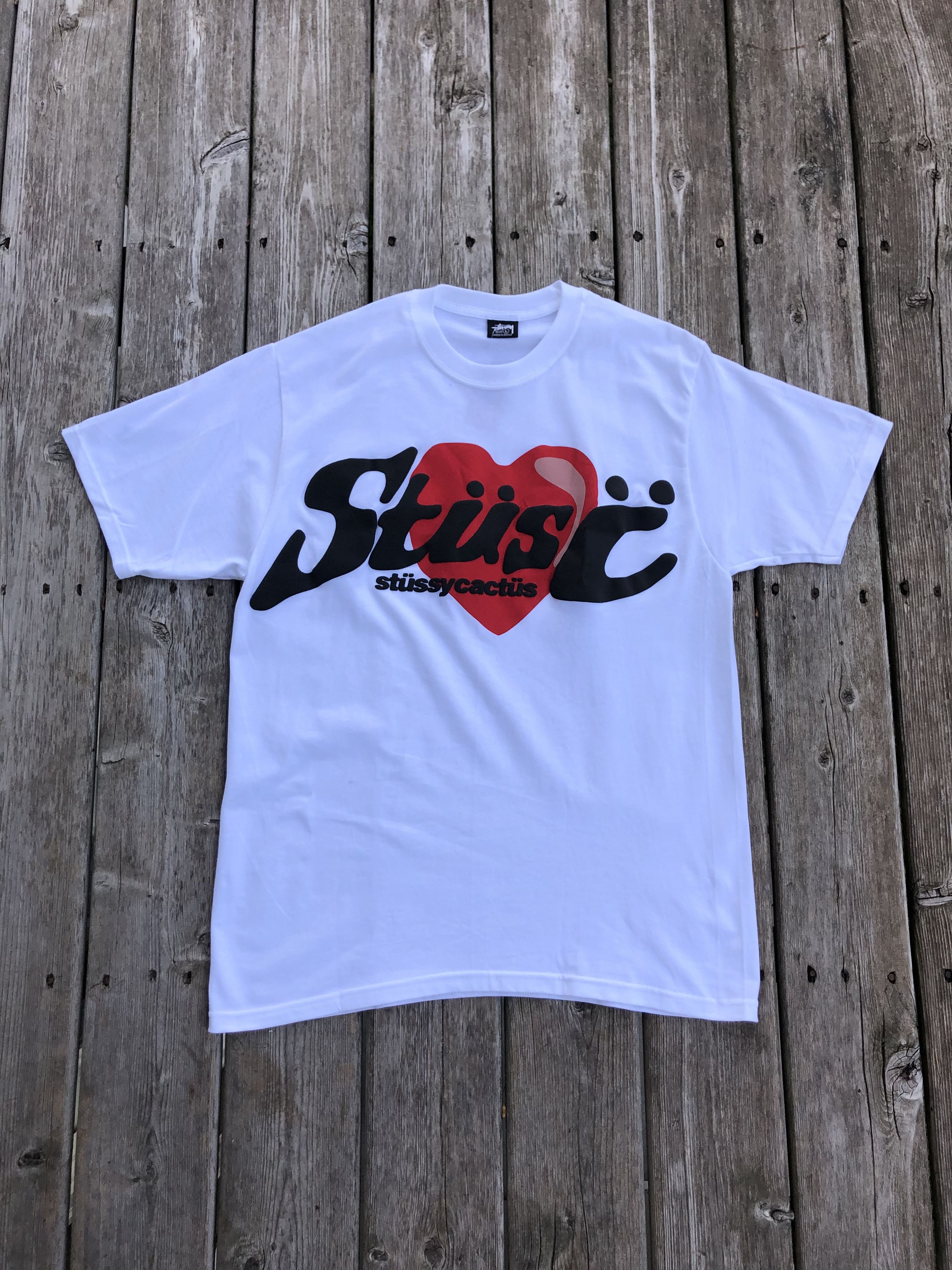 Stussy CPFM Stussy Heart Tee White | Grailed