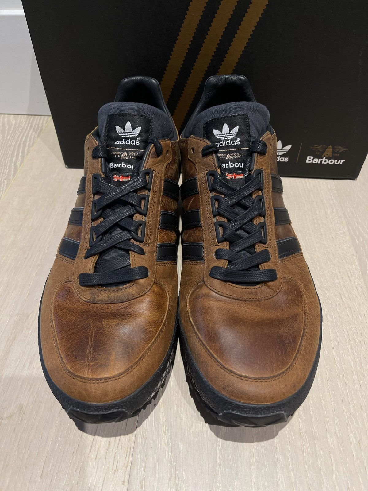 Adidas Barbour ADIDAS X BARBOUR TS RUNNER Sz 10 Grailed