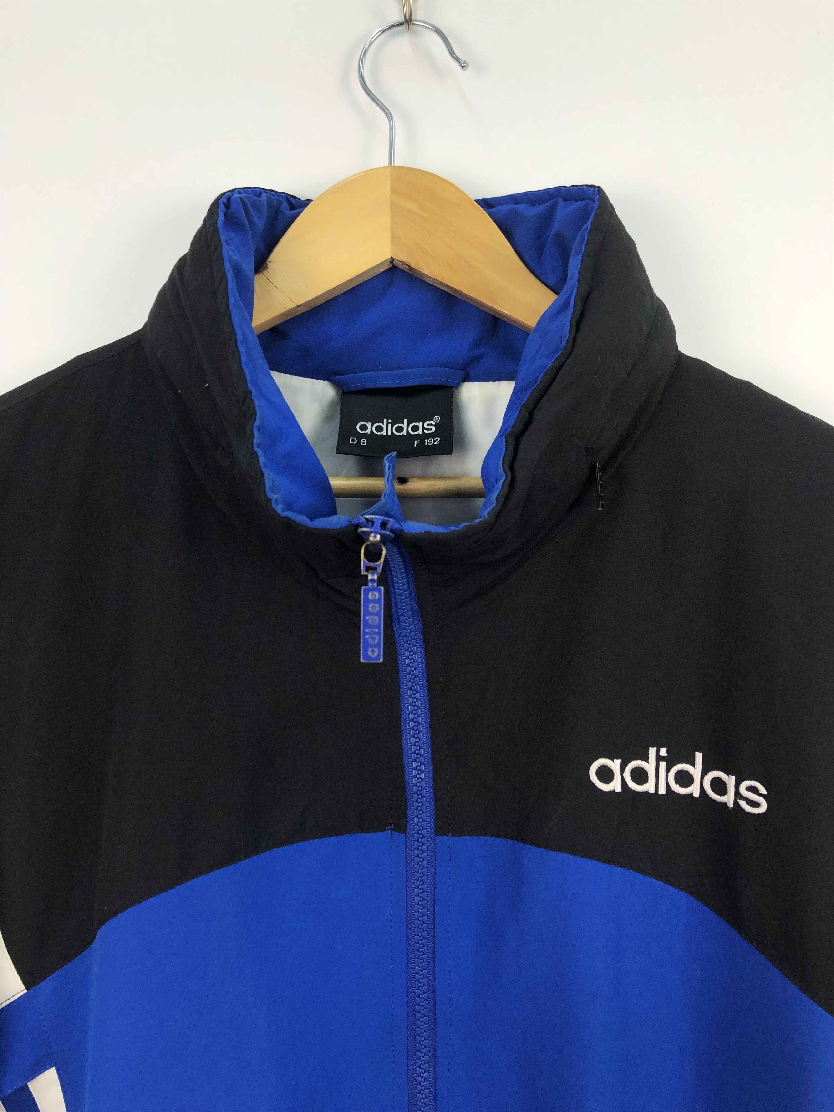 Adidas × Vintage Vintage 90s Adidas Logo Stripe Hoodie Size US L / EU 52-54 / 3 - 4 Thumbnail