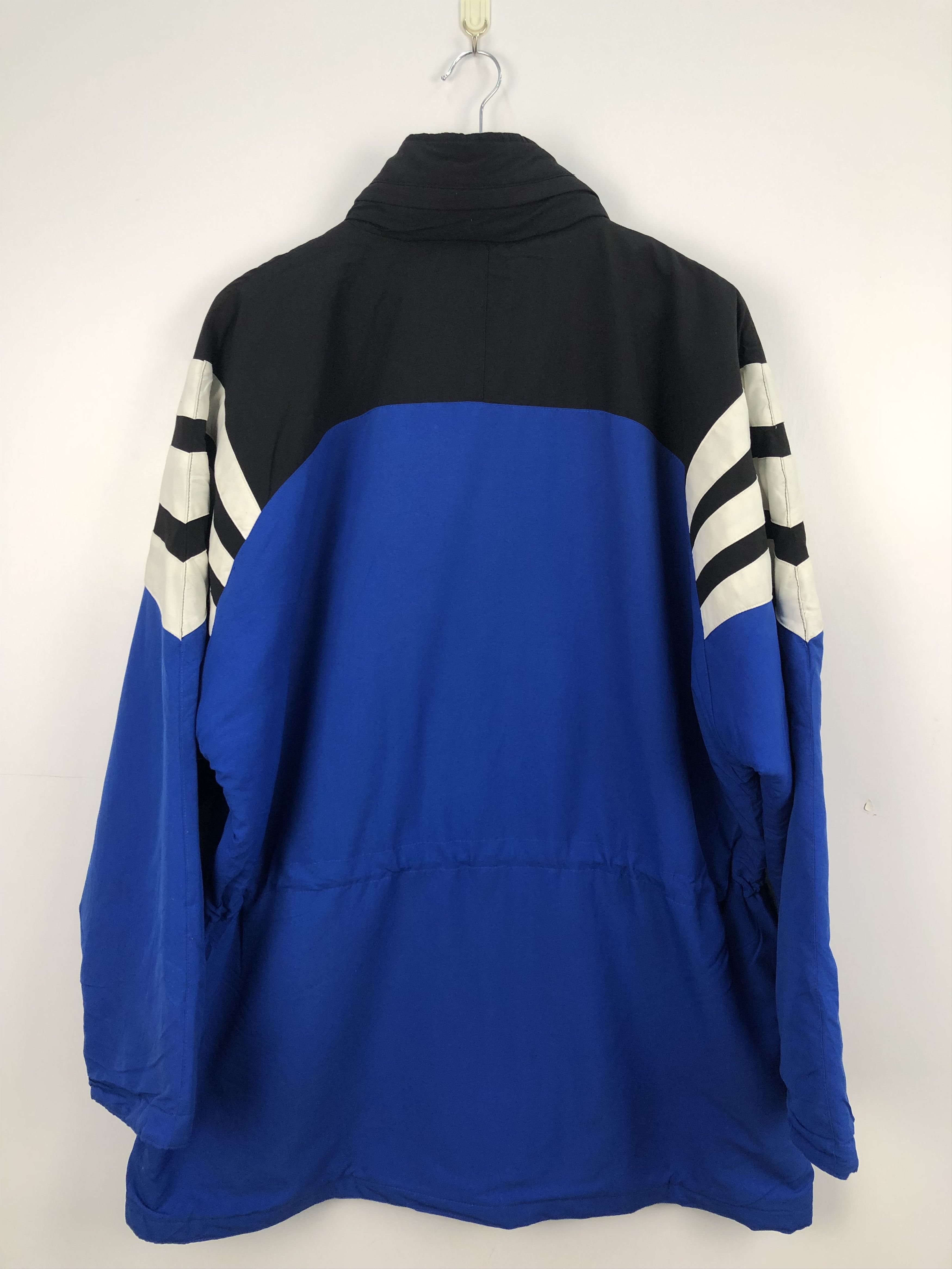Adidas × Vintage Vintage 90s Adidas Logo Stripe Hoodie Size US L / EU 52-54 / 3 - 2 Thumbnail
