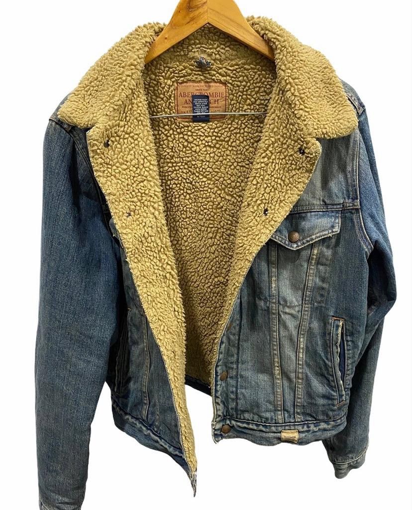 Japanese Brand × Vintage Abercromble and fitch trucker denim jacket nice designer Size US L / EU 52-54 / 3 - 5 Thumbnail