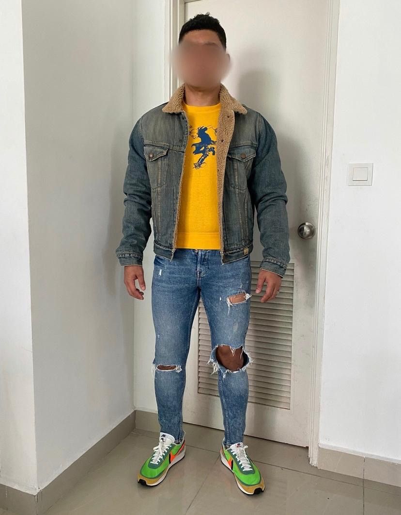Japanese Brand × Vintage Abercromble and fitch trucker denim jacket nice designer Size US L / EU 52-54 / 3 - 2 Thumbnail