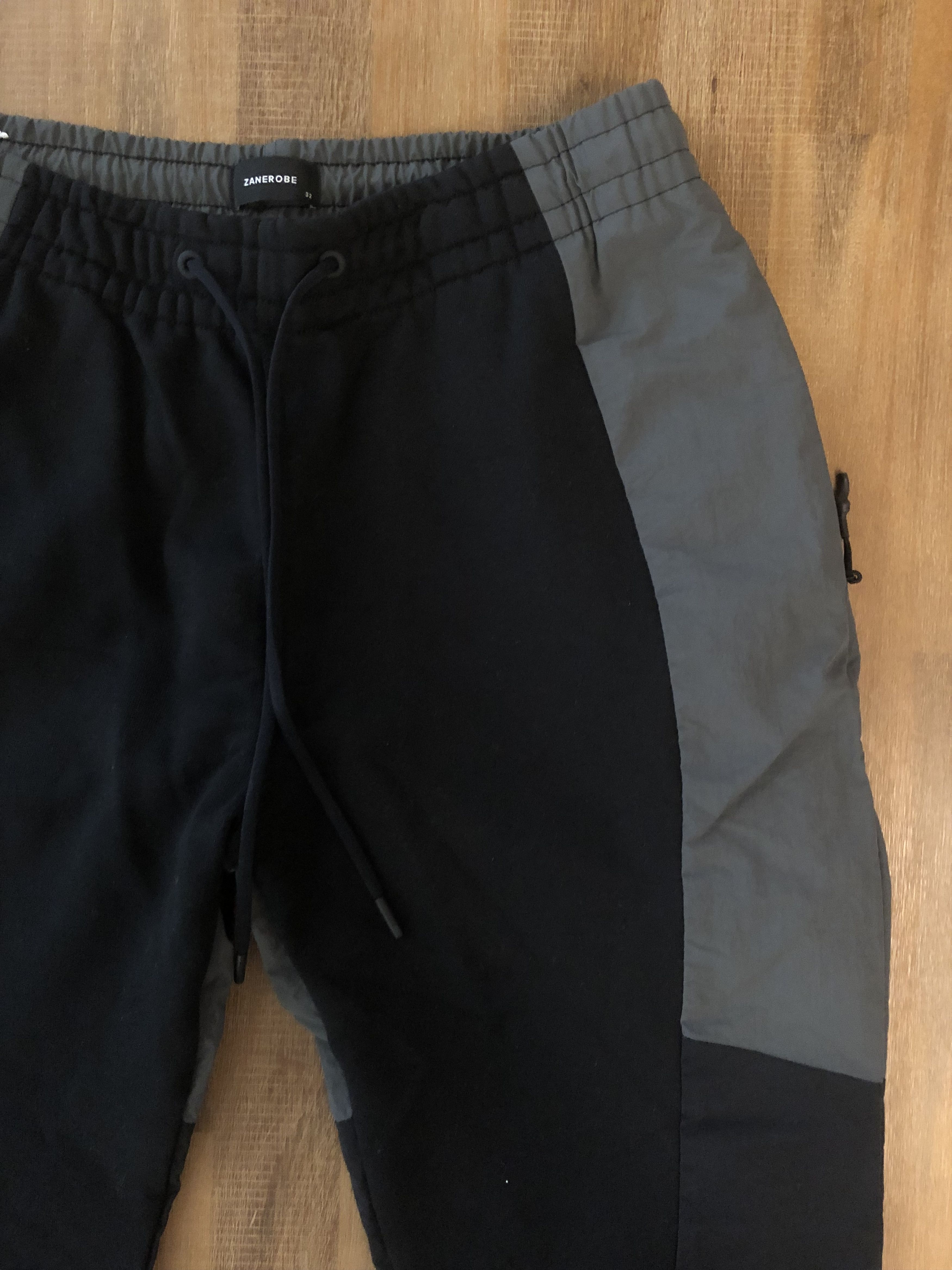 Zanerobe Unworn Jumpa Panel Jogger Black/DK Grey Size US 32 / EU 48 - 2 Thumbnail