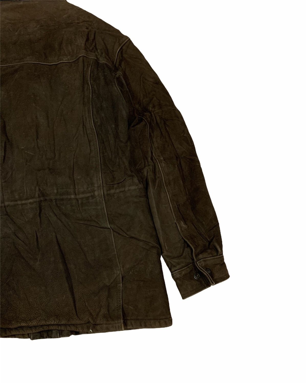 Genuine Leather 🔥VTG SCHOTT NYC LEATHER JACKET 3 POCKETS FLAPS Size US L / EU 52-54 / 3 - 6 Thumbnail