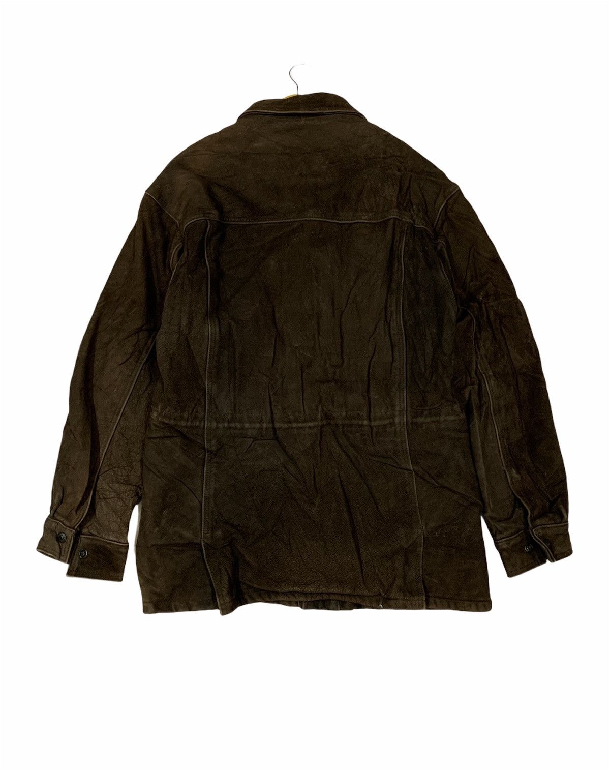 Genuine Leather 🔥VTG SCHOTT NYC LEATHER JACKET 3 POCKETS FLAPS Size US L / EU 52-54 / 3 - 4 Thumbnail