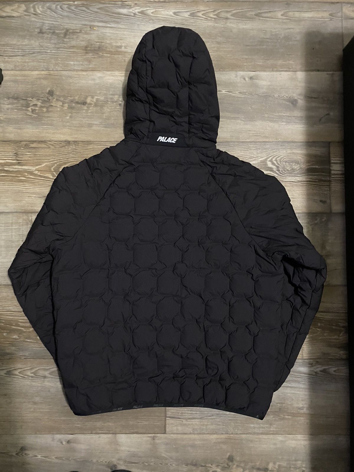 Palace Palace Pertex 3D Weave Lighten Up Down Jacket Black | Grailed