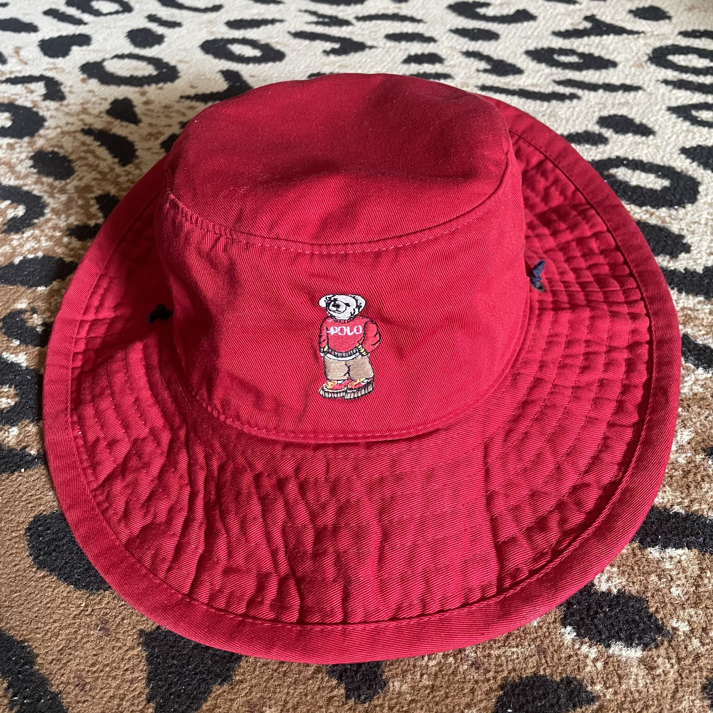 Polo Ralph Lauren Polo Bear by Ralph Lauren Buckethats Size ONE SIZE - 1 Thumbnail