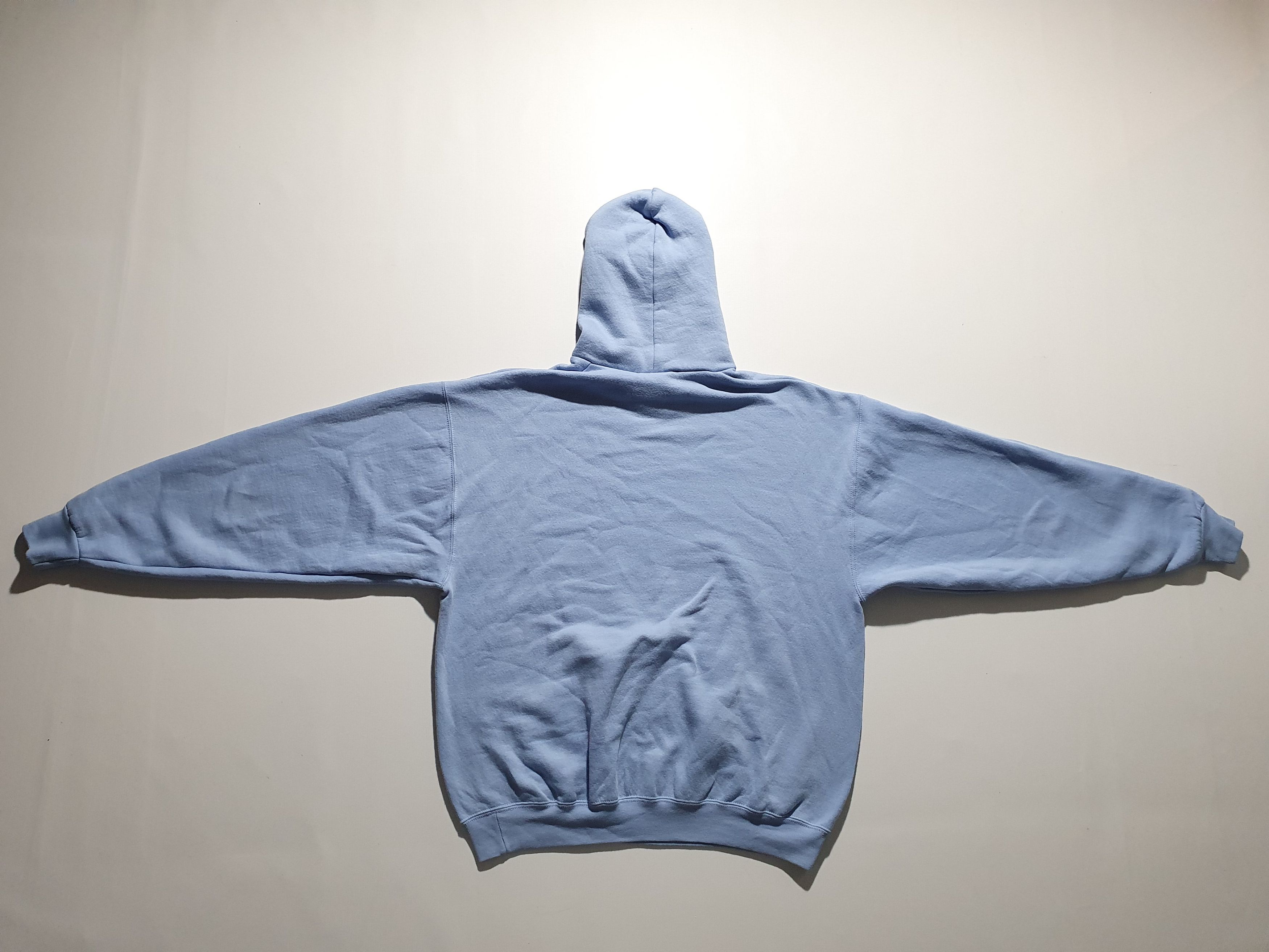 Russell Athletic Rare Russell Baby Blue Hoodie no logo Kanye West Size US L / EU 52-54 / 3 - 6 Thumbnail