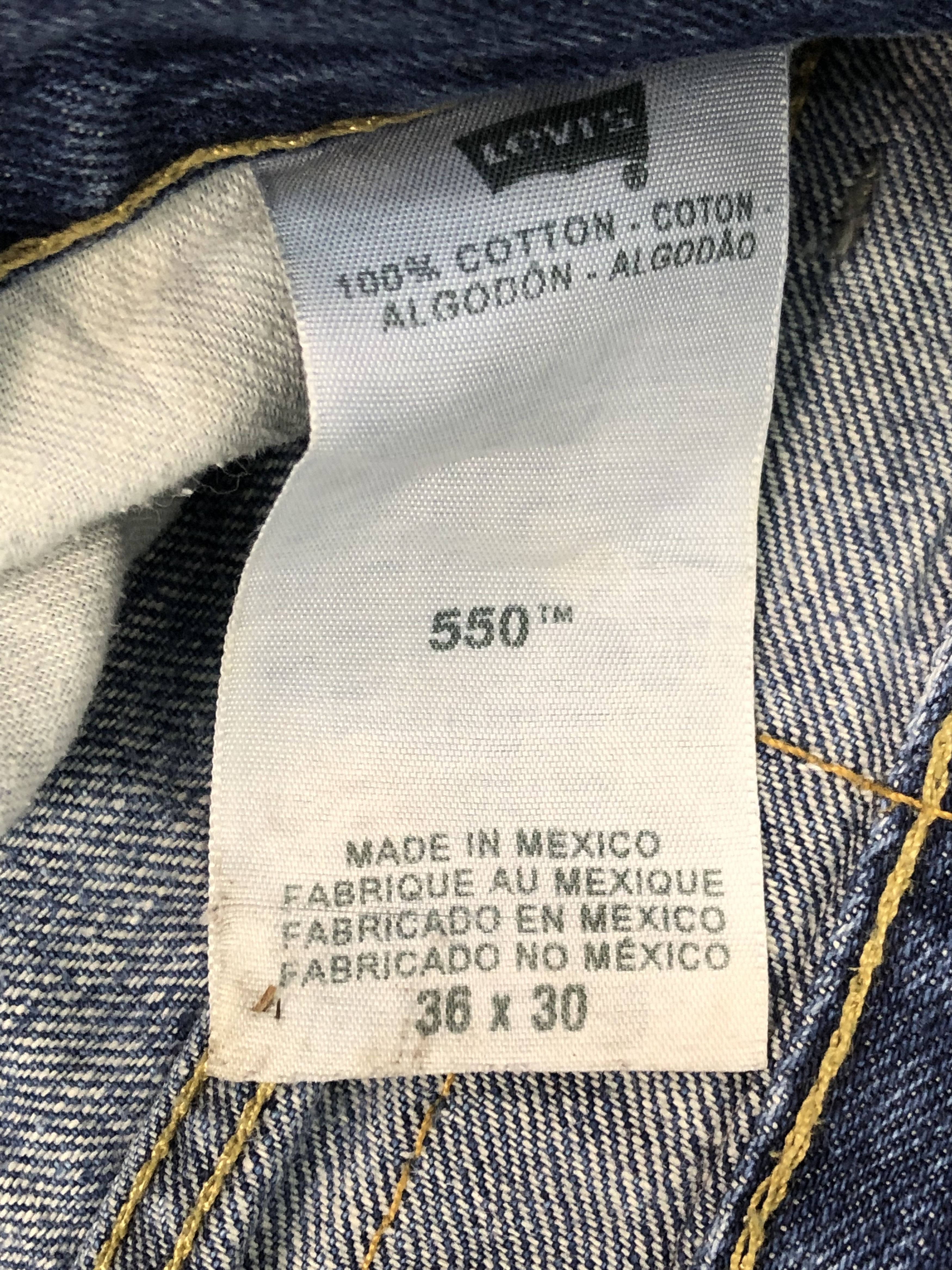 Levi's Vintage Levis 550 Jeans DP0446 Size US 38 / EU 54 - 6 Thumbnail