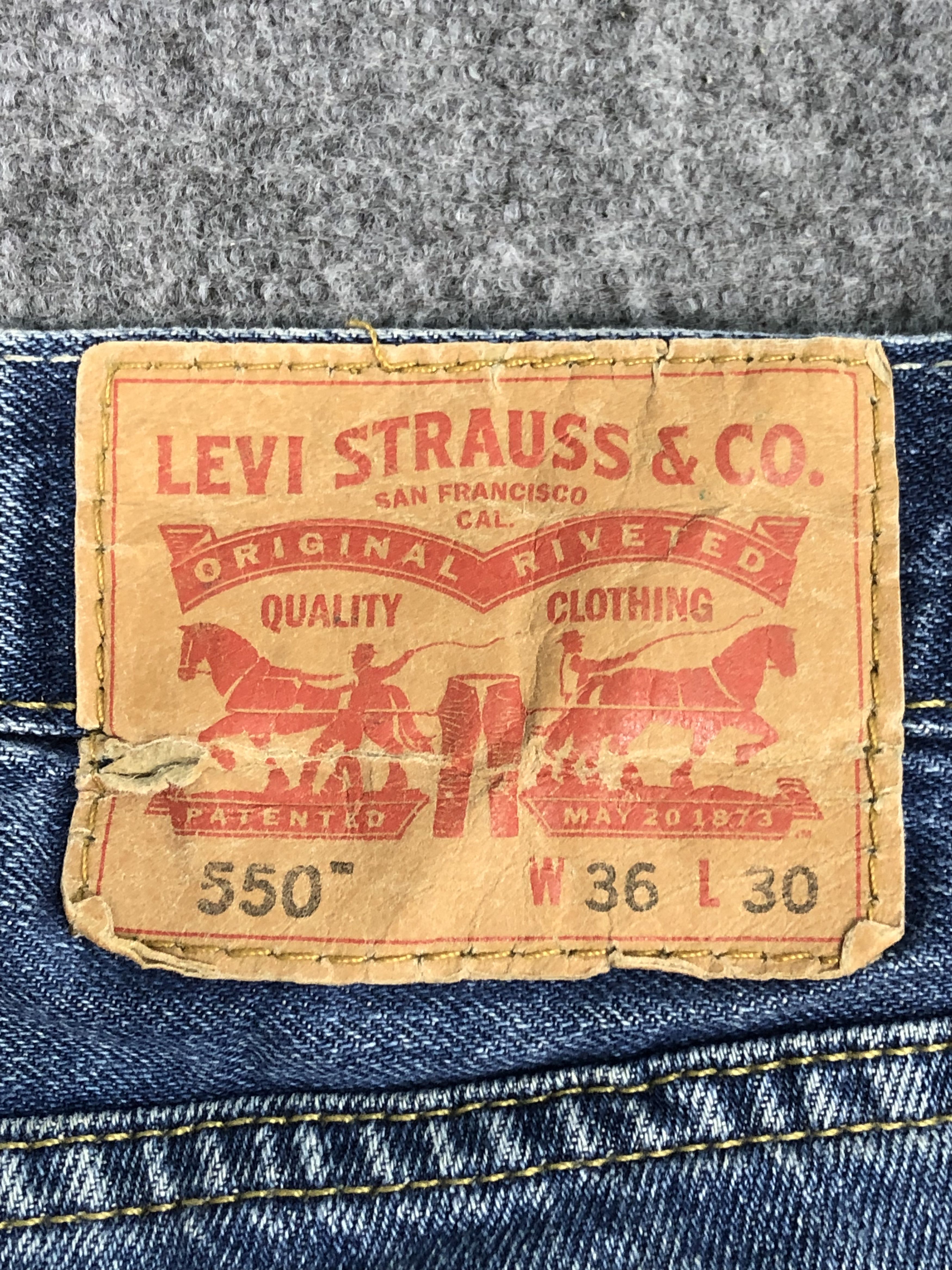 Levi's Vintage Levis 550 Jeans DP0446 Size US 38 / EU 54 - 5 Thumbnail