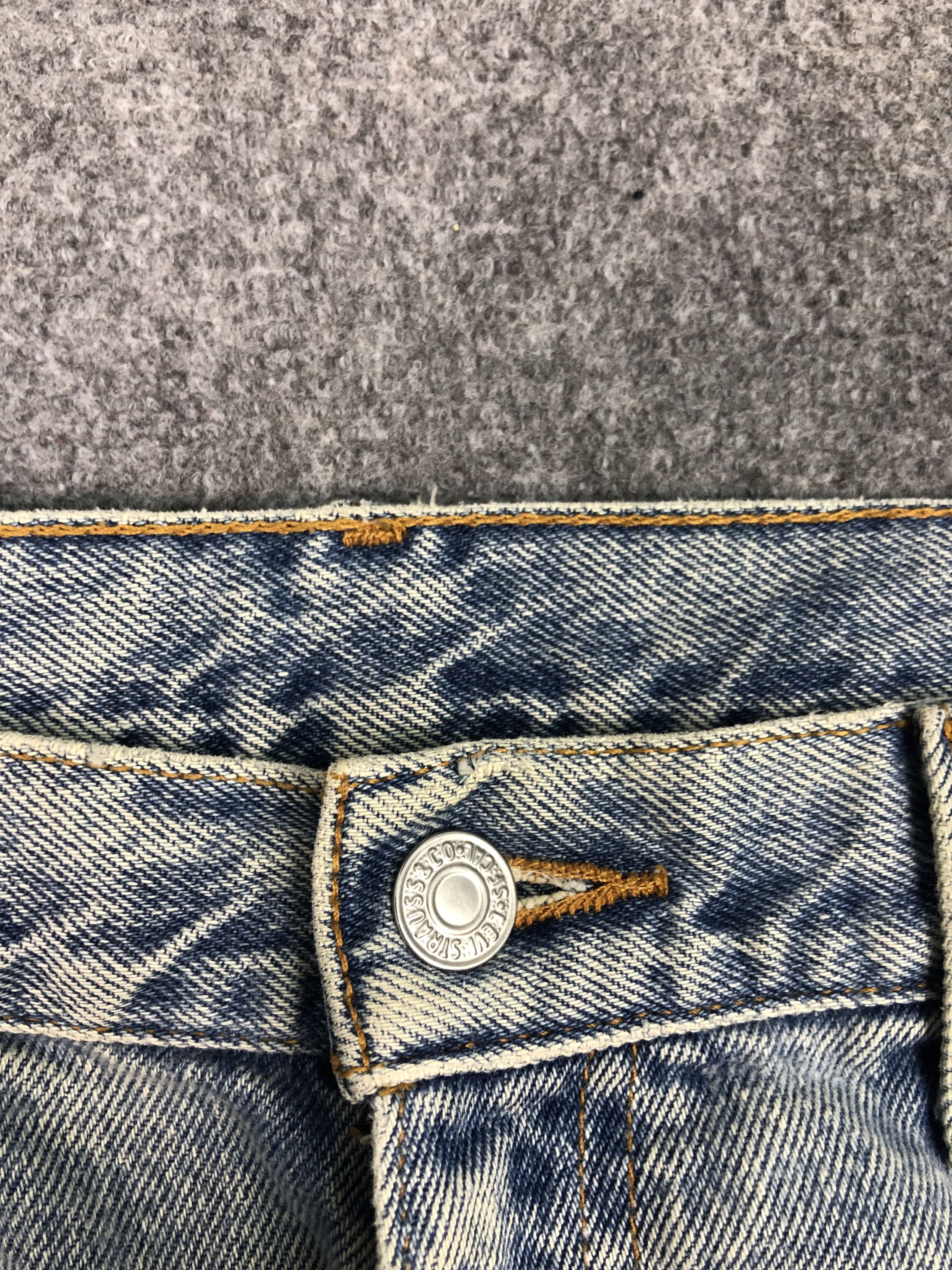 Levi's × Vintage Vintage 90s Levis 550 Faded Blue Jeans DP0450 Size US 36 / EU 52 - 7 Thumbnail