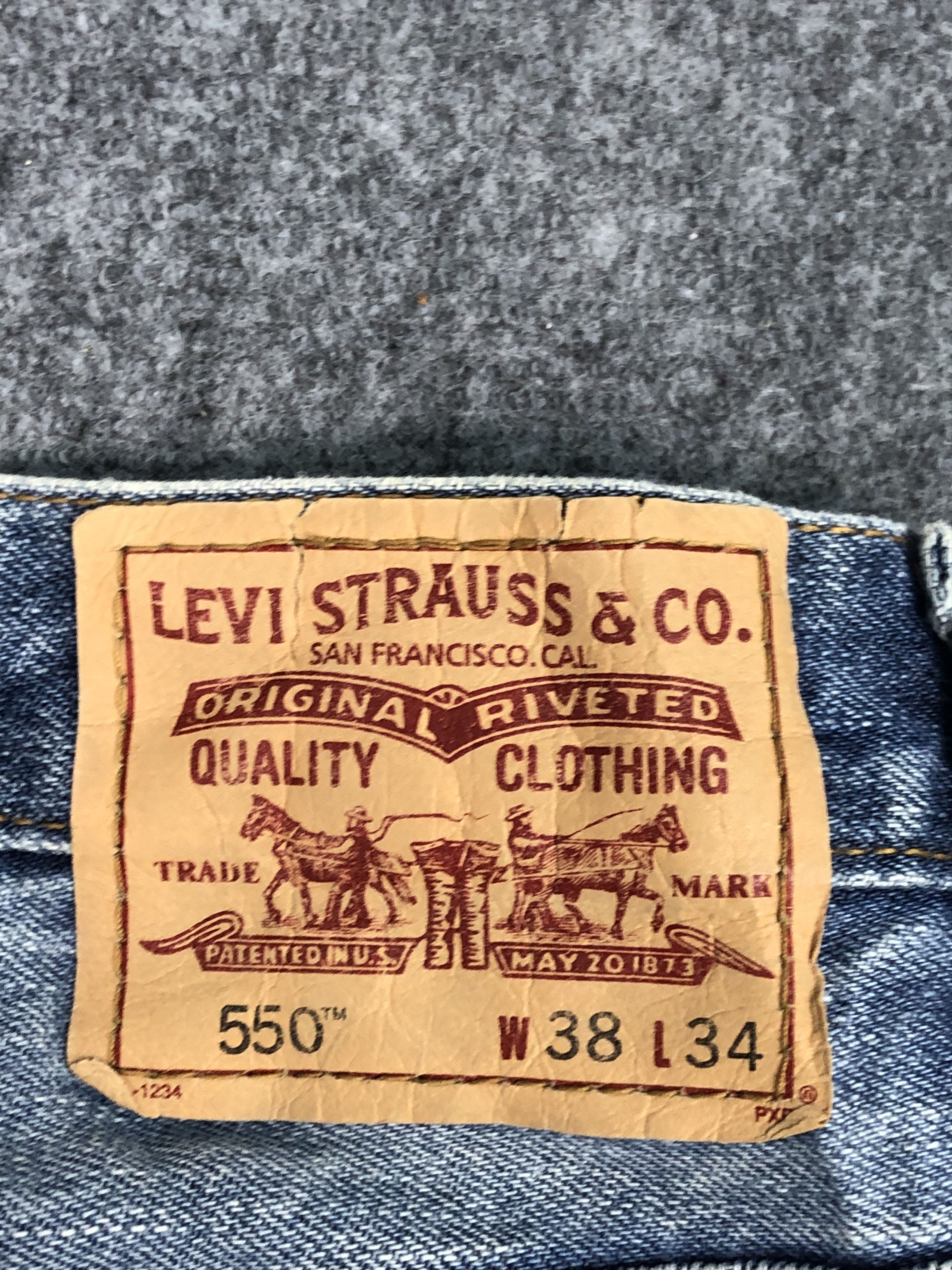 Levi's Vintage Levis 550 Jeans DP0453 Size US 39 - 5 Thumbnail