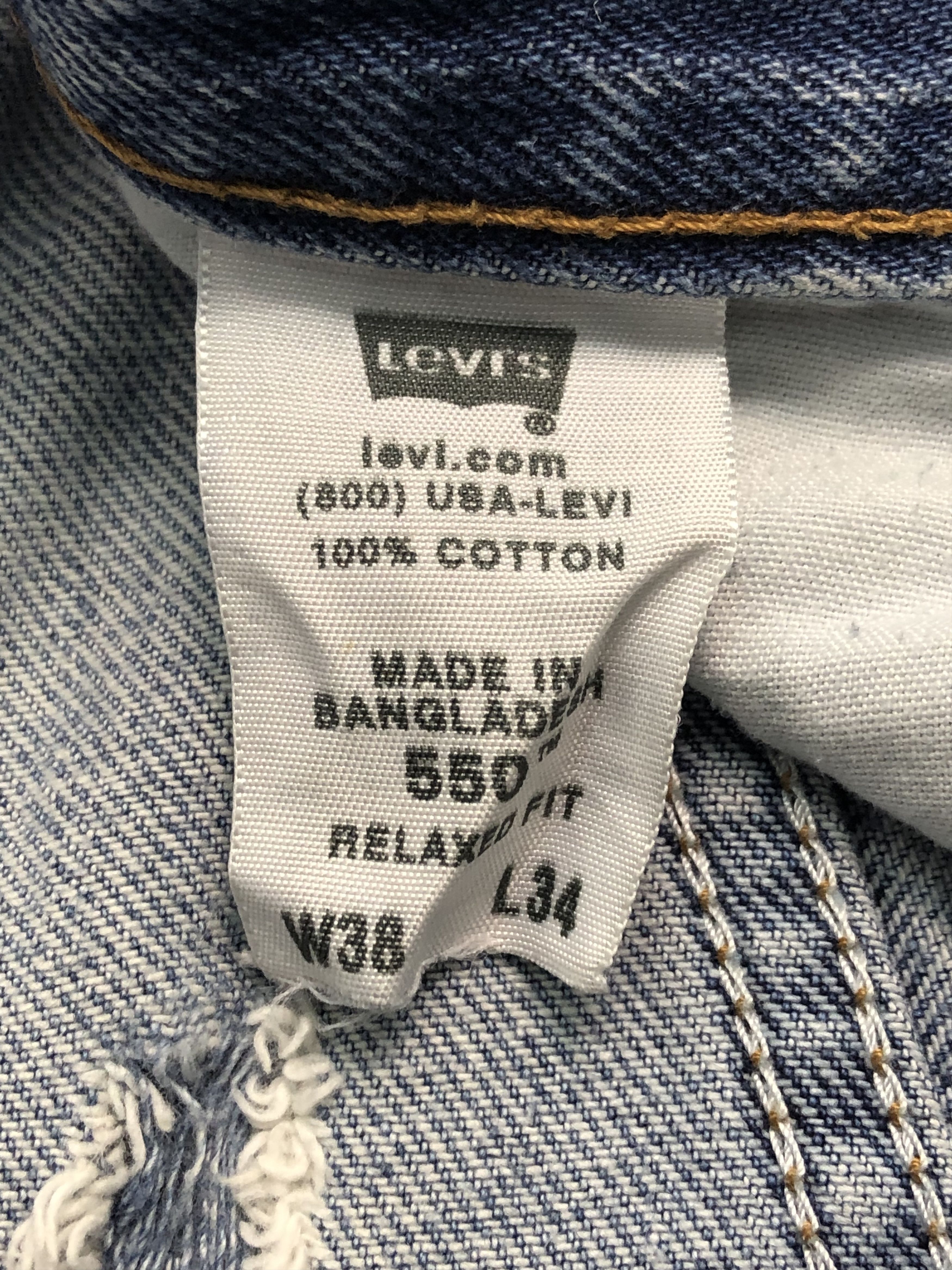 Levi's Vintage Levis 550 Jeans DP0453 Size US 39 - 6 Thumbnail