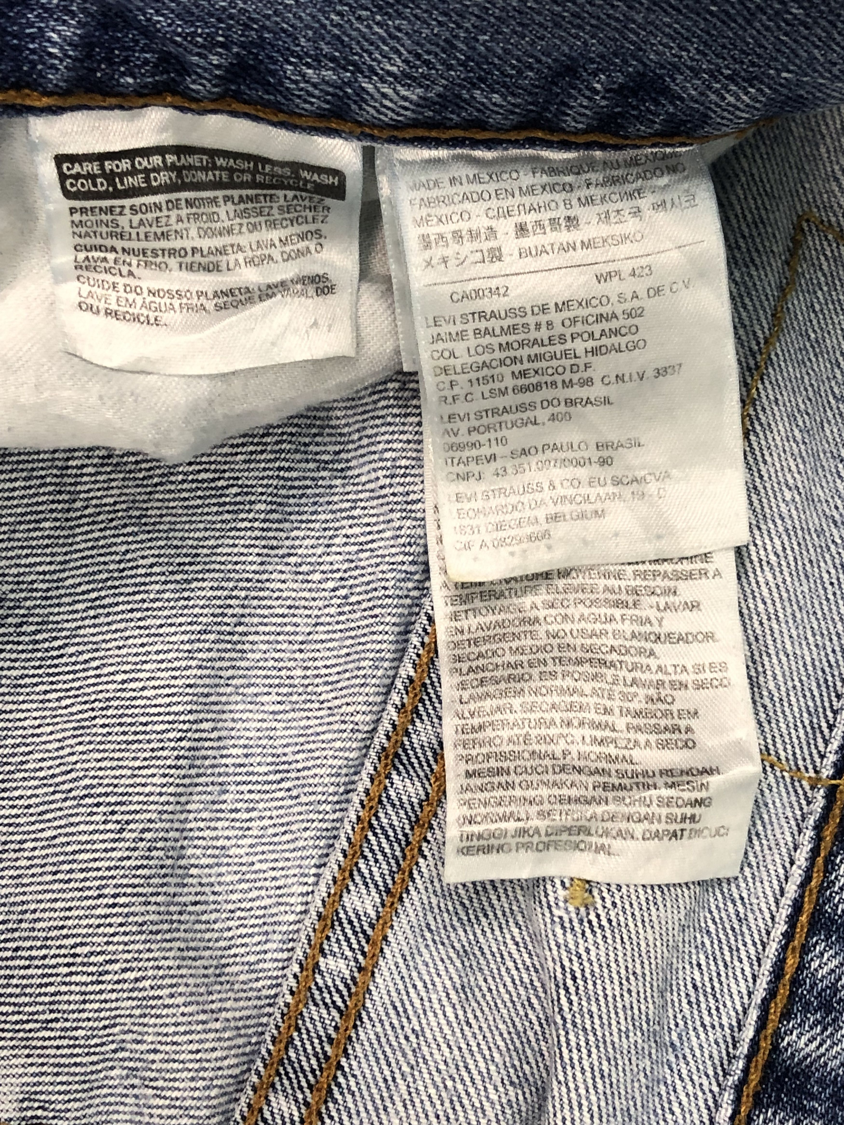 Levi's Vintage Levis Blue Jeans DP0454 Size US 42 / EU 58 - 5 Thumbnail