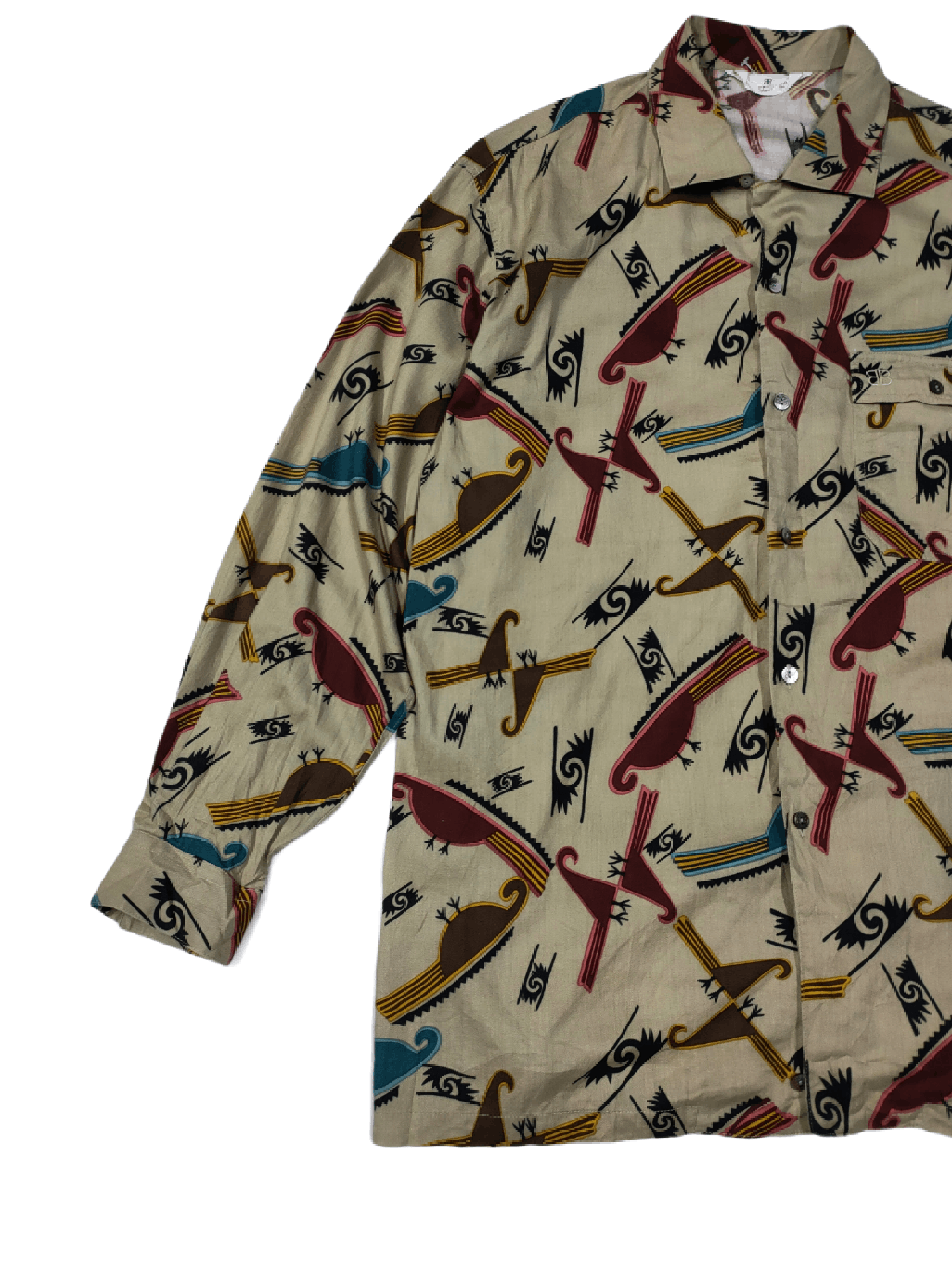 Balenciaga 🔥 BALENCIAGA NATIVE STYLES L/S BUTTON UP SHIRTS Size US L / EU 52-54 / 3 - 2 Thumbnail