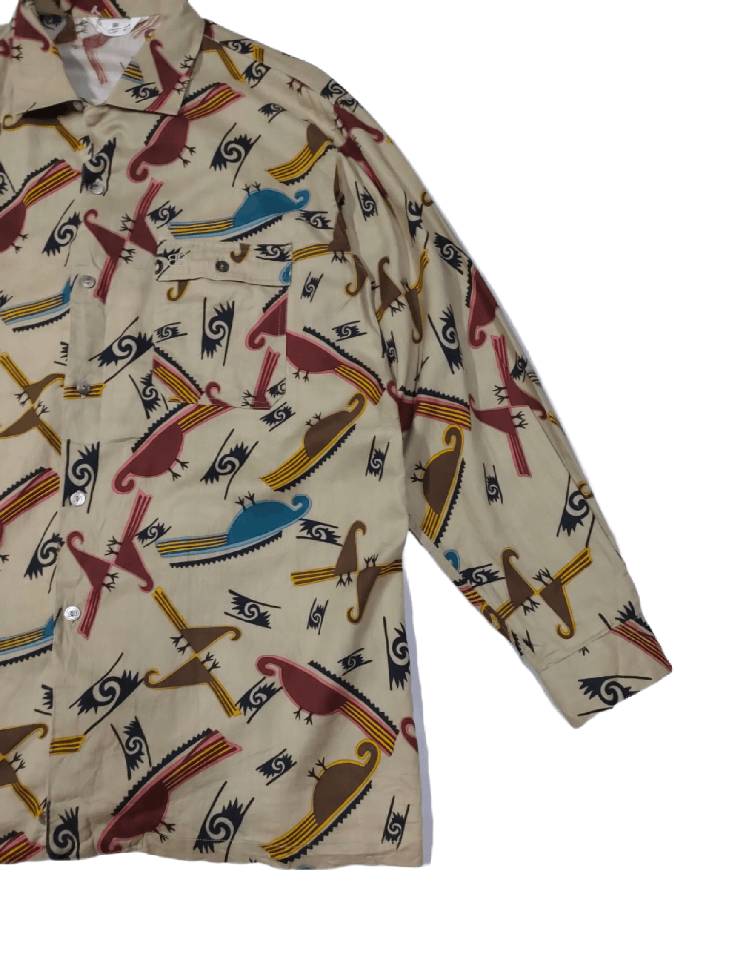Balenciaga 🔥 BALENCIAGA NATIVE STYLES L/S BUTTON UP SHIRTS Size US L / EU 52-54 / 3 - 3 Thumbnail