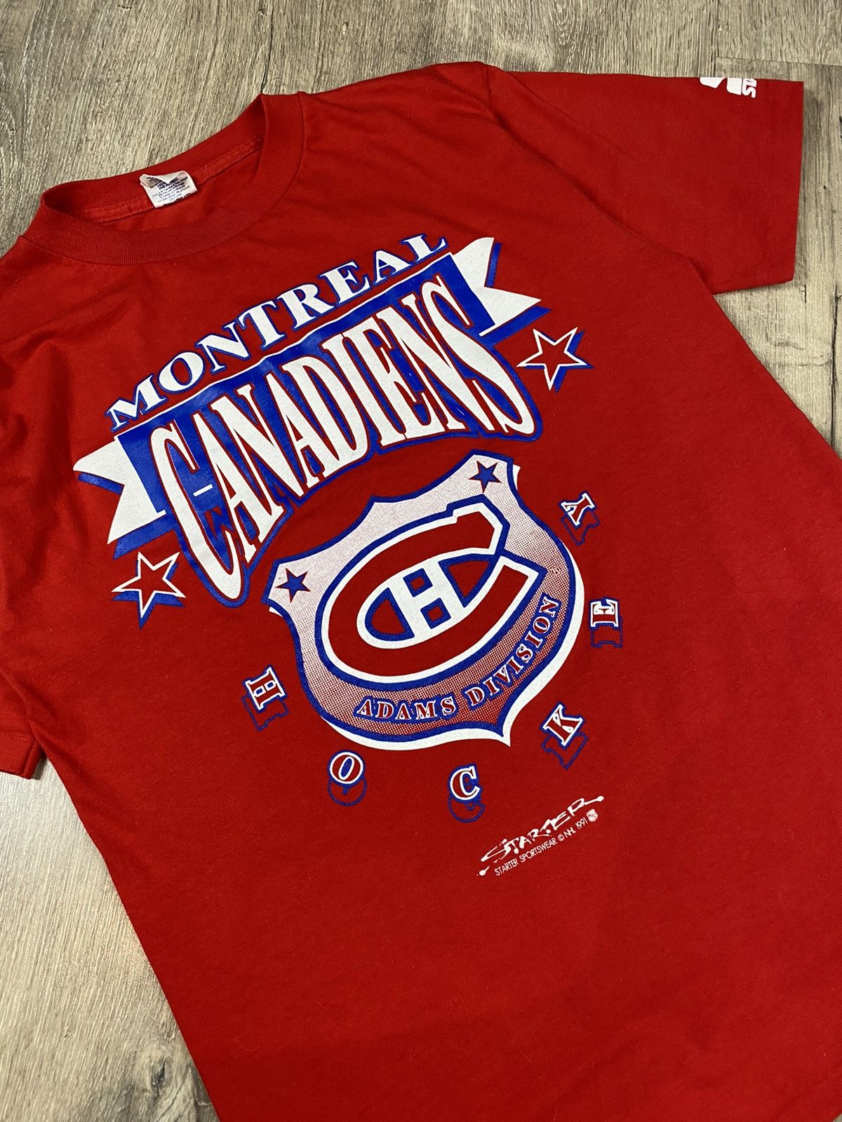 Starter × Vintage Vintage Starter Montreal Canadiens 1991 T shirt size M Size US M / EU 48-50 / 2 - 2 Thumbnail
