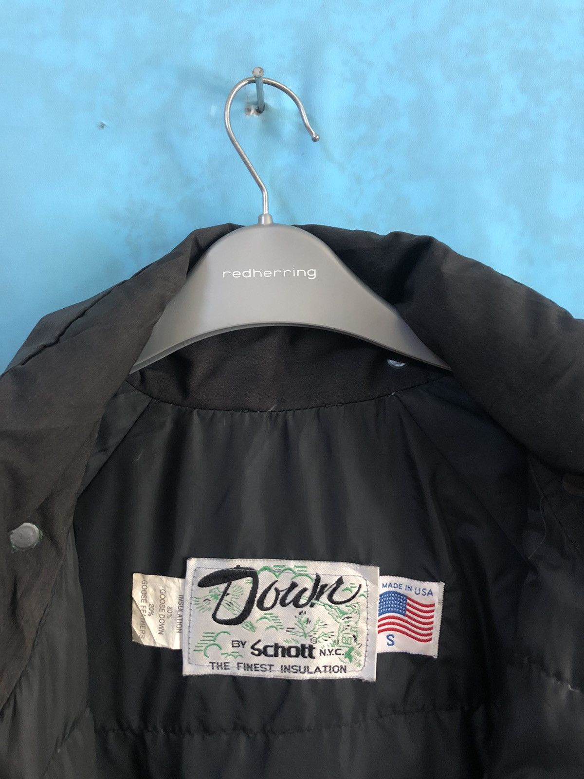Schott 1990s down by schott goose down #1887 Size US S / EU 44-46 / 1 - 4 Thumbnail