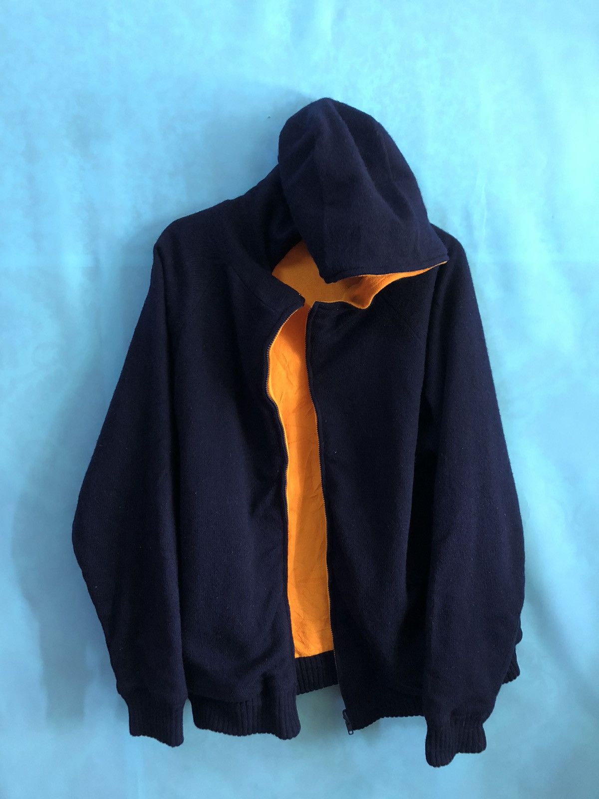 SHIPS two tone hoodies navy orange reversible hoodies #1886 Size US XXL / EU 58 / 5 - 6 Thumbnail