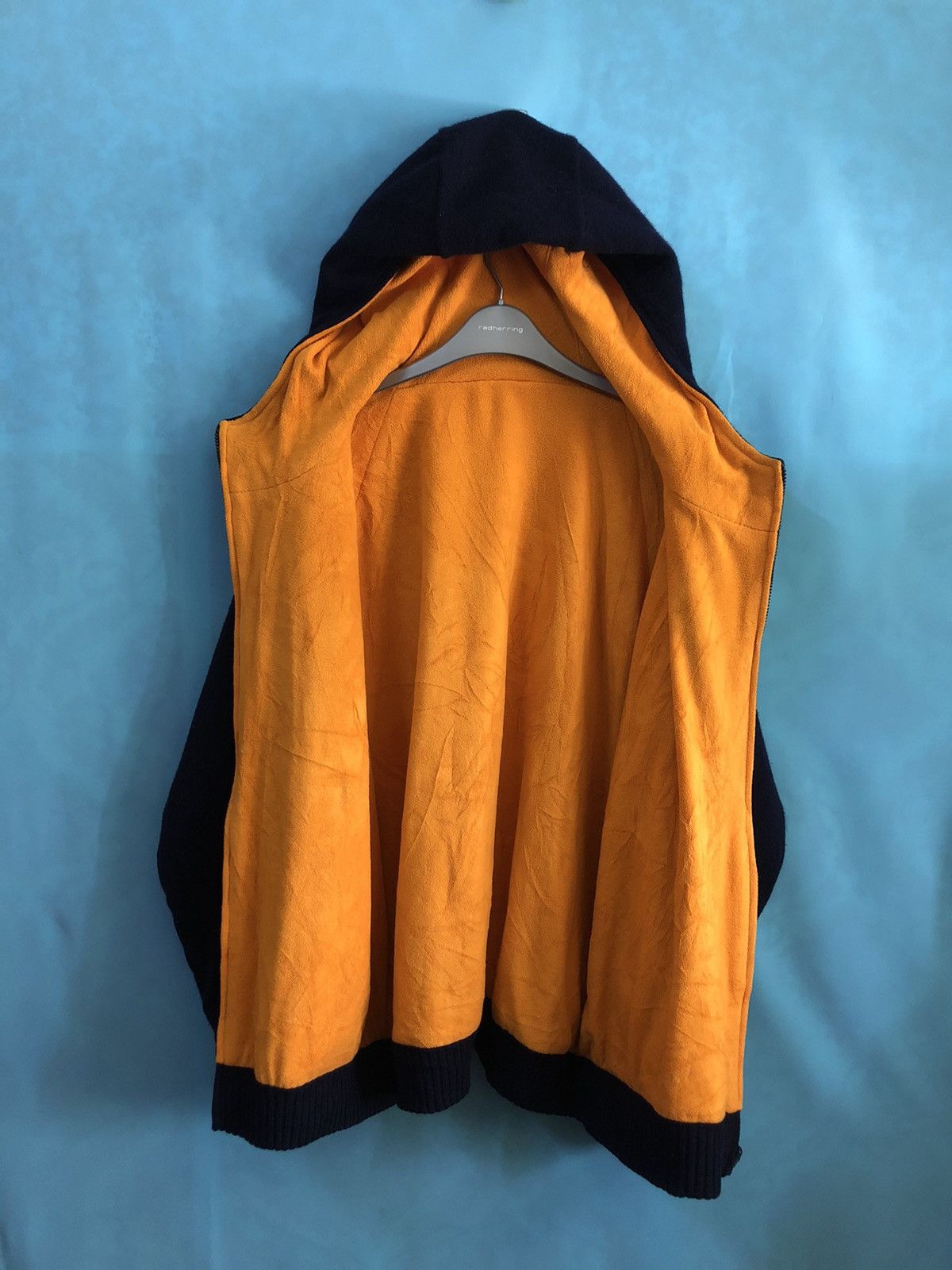 SHIPS two tone hoodies navy orange reversible hoodies #1886 Size US XXL / EU 58 / 5 - 3 Thumbnail