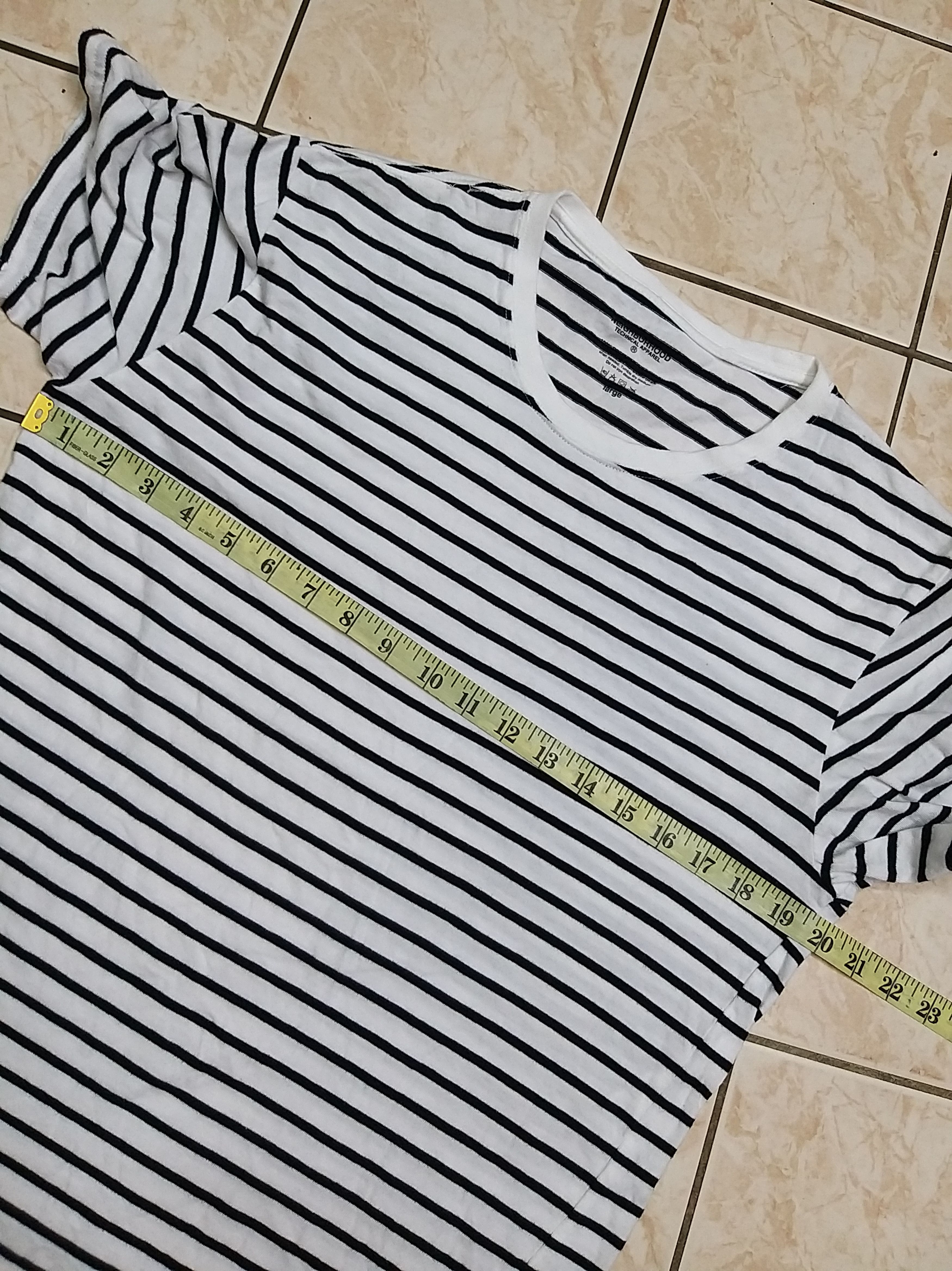 Neighborhood NEIGHBORHOOD striped tee shirt Size US L / EU 52-54 / 3 - 3 Thumbnail